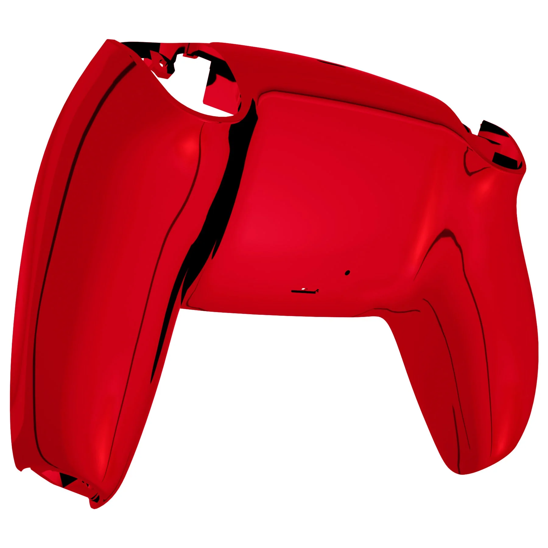 eXtremeRate Replacement Back Housing Bottom Shell Compatible with PS5 Controller BDM-010/020/030/040/050 - Chrome Red Glossy - Image 7