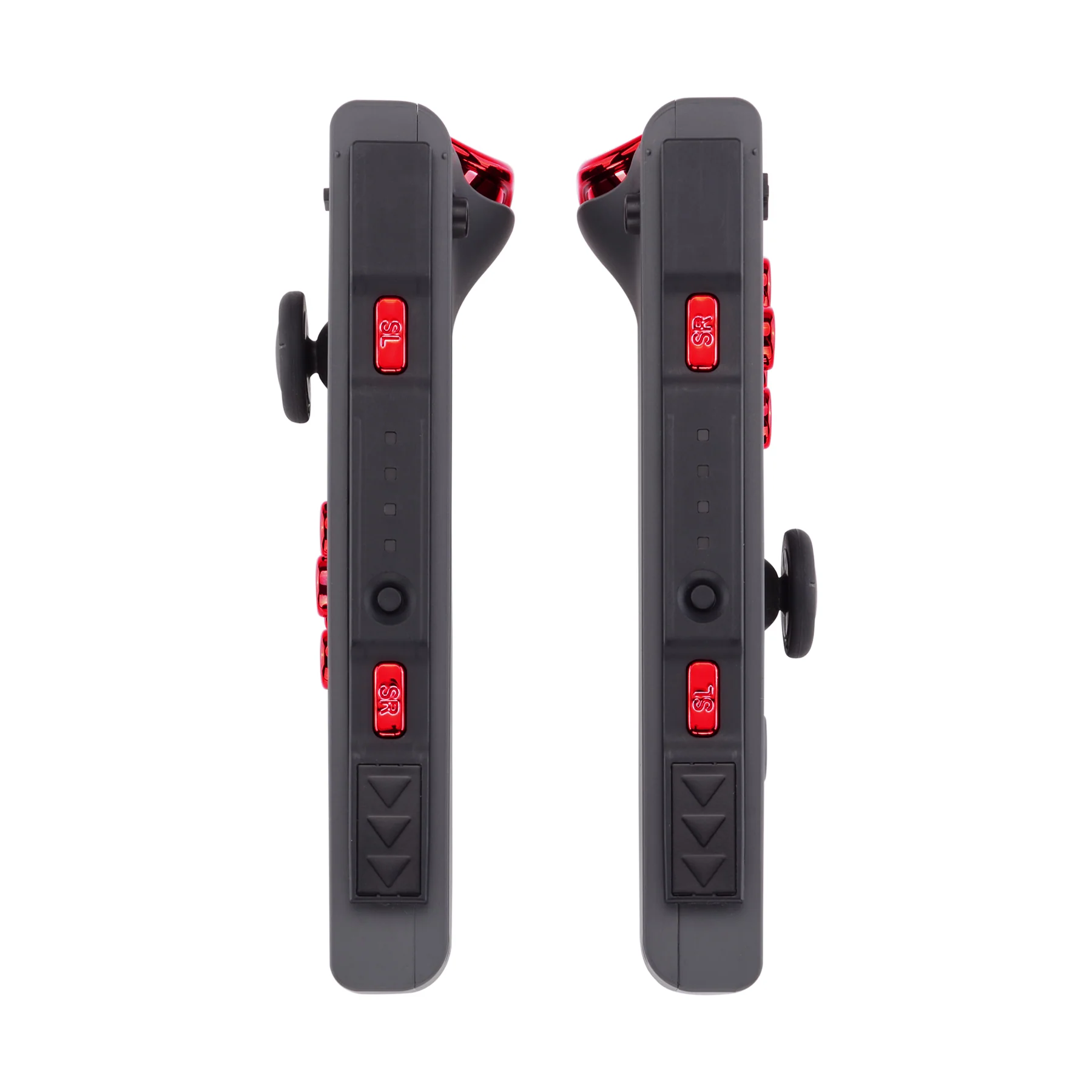 eXtremeRate Replacement Full Set Buttons for Joycon of NS Switch - Chrome Red Glossy - Image 6