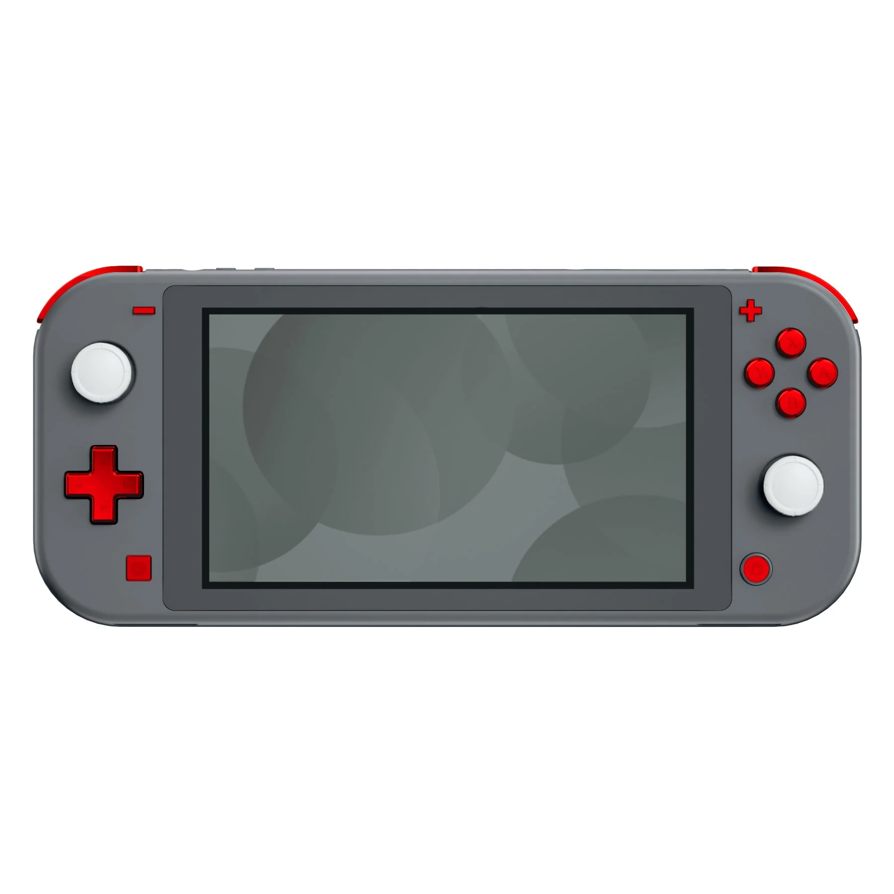 eXtremeRate Replacement Full Set Buttons for NS Switch Lite - Chrome Red Glossy - Image 4
