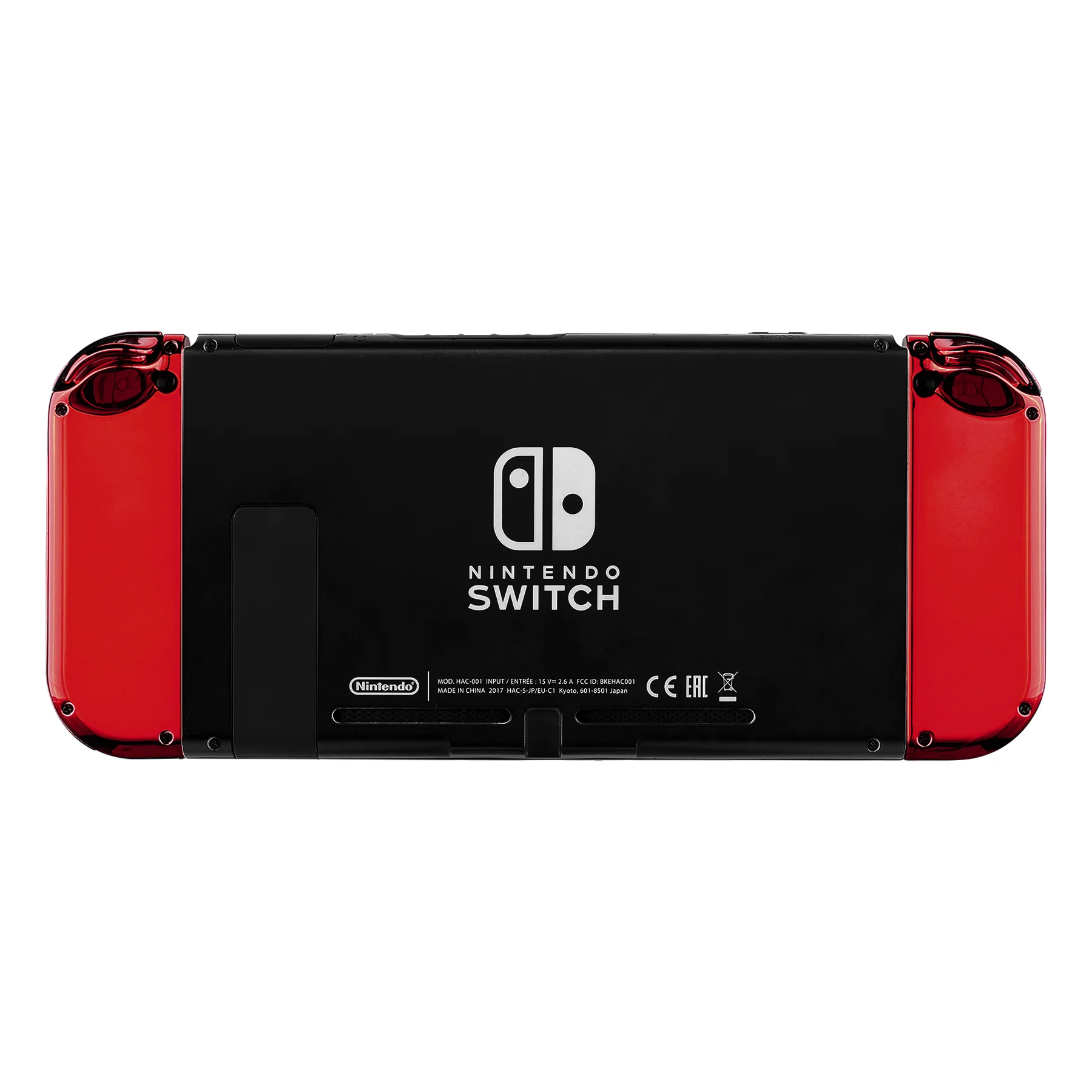 eXtremeRate Replacement Full Set Shell Case with Buttons for Joycon of NS Switch - Chrome Red - Image 7