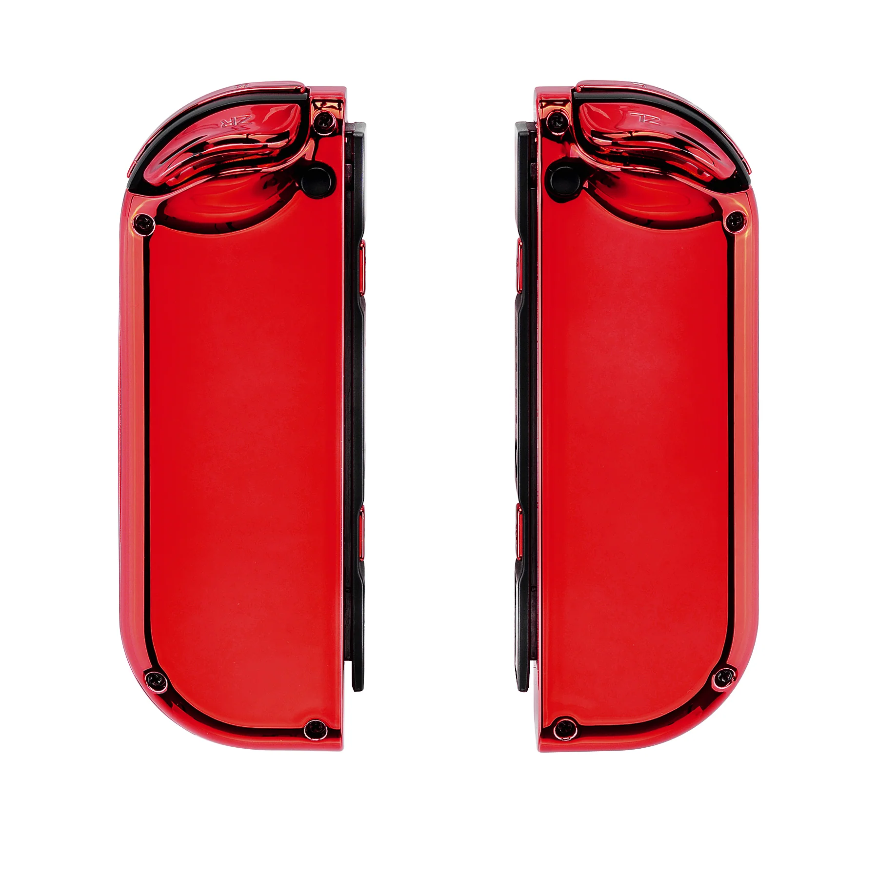 eXtremeRate Replacement Full Set Shell Case with Buttons for Joycon of NS Switch - Chrome Red - Image 8