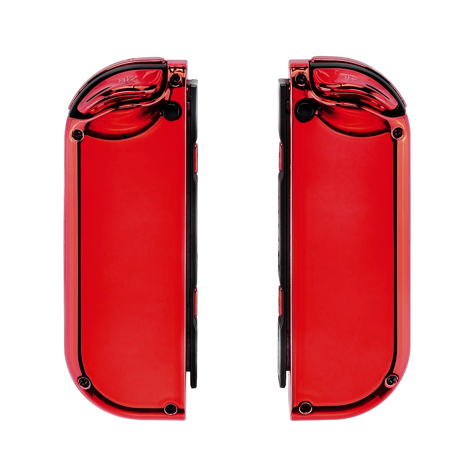 eXtremeRate Dpad Version Replacement Full Set Shell Case with Buttons for Joycon of NS Switch - Chrome Red - Image 6