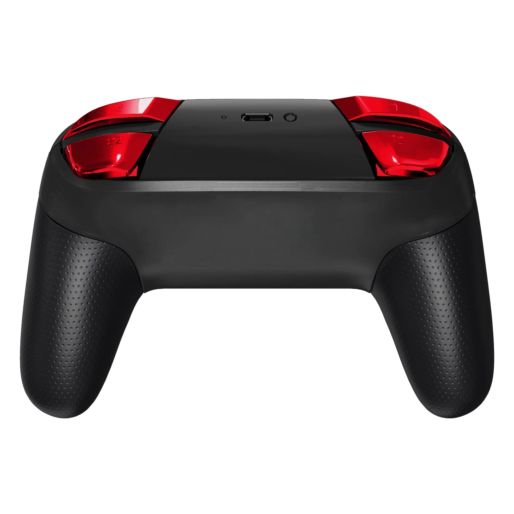 eXtremeRate DIY Replacement Full Set Buttons for Nintendo Switch Pro Controller - Chrome Red Glossy - Image 8