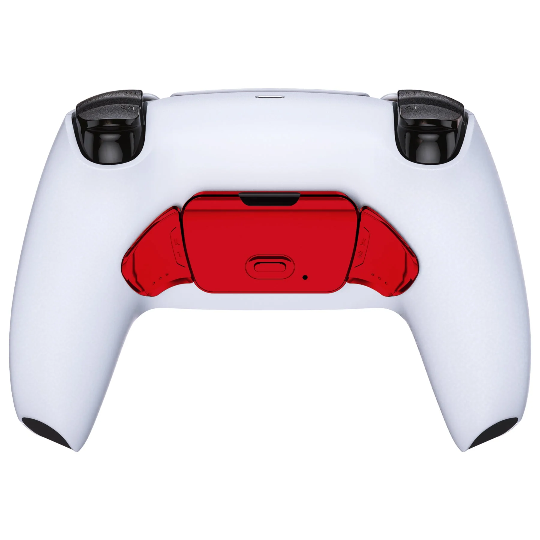 eXtremeRate Replacement Redesigned K1 K2 Back Buttons for eXtremerate RISE Remap Kit, Compatible with PS5 Controller - Chrome Red - Image 5