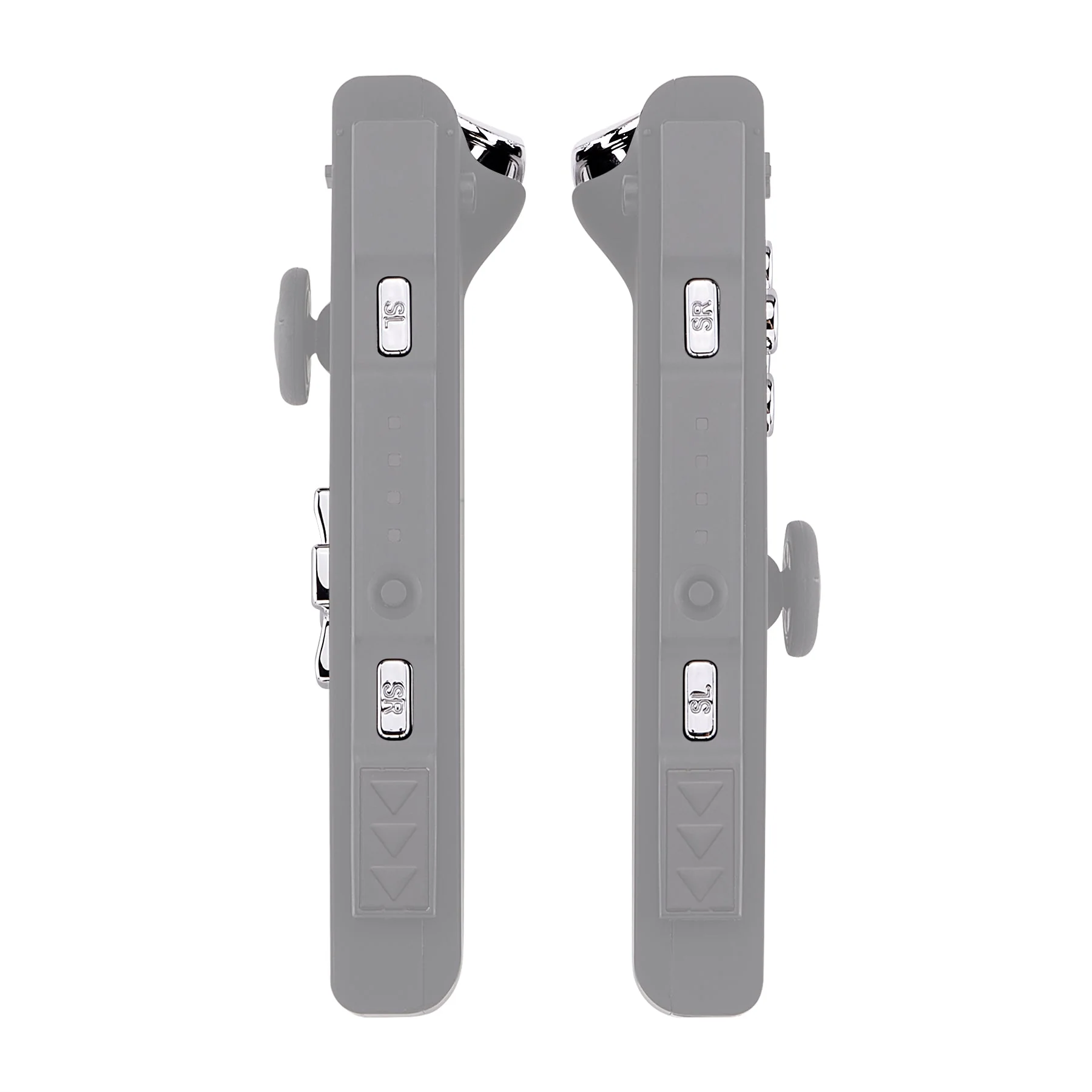 eXtremeRate Dpad Version Replacement Full Set Buttons for Joycon of Switch (D-pad ONLY Fits for eXtremeRate D-pad Shell for Joycon) - Chrome Silver - Image 8