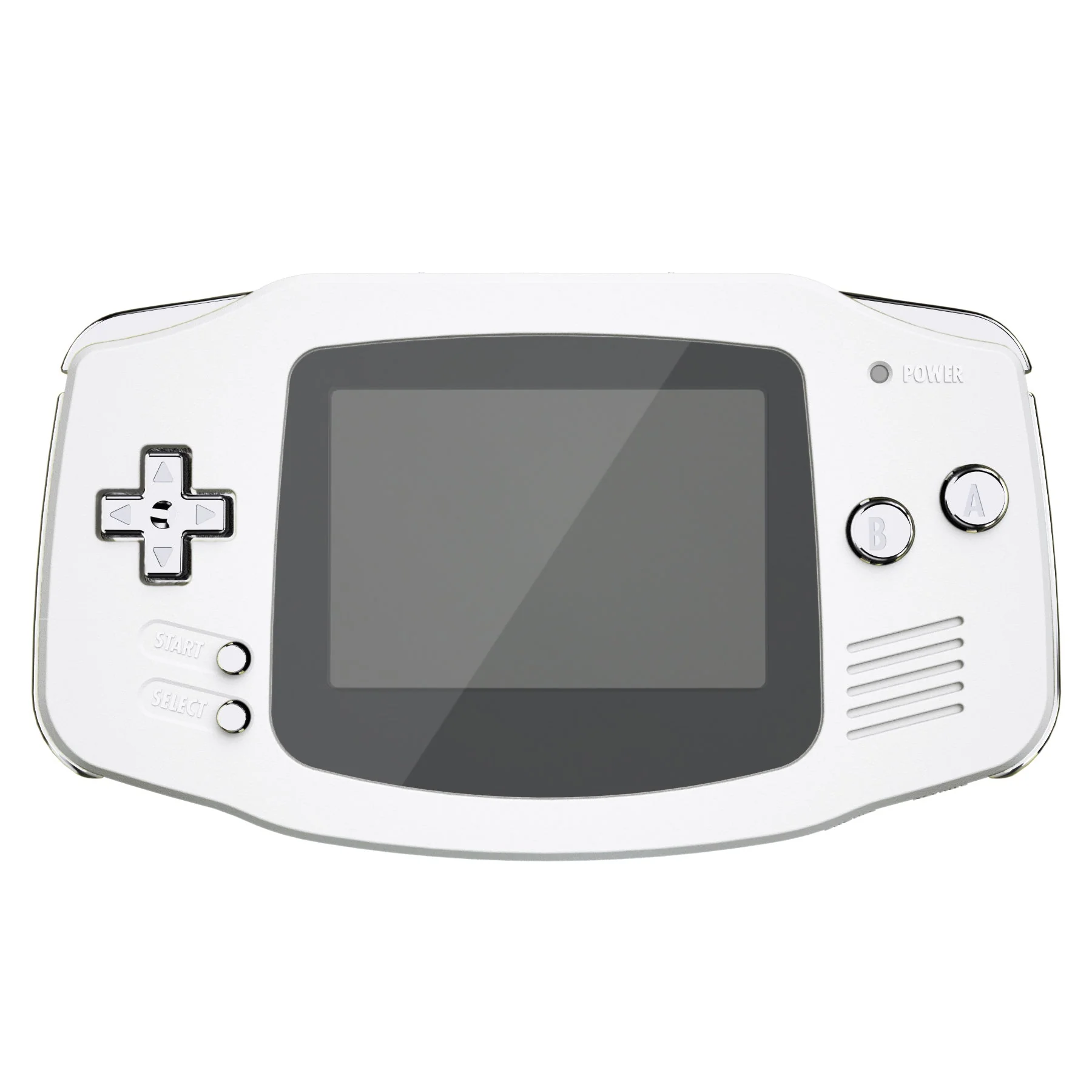 eXtremeRate GBA Replacement Full Set Buttons for Gameboy Advance - Chrome Silver - Image 5