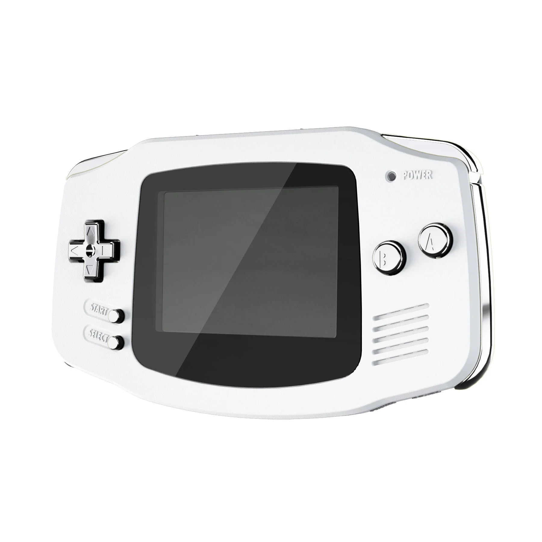 eXtremeRate GBA Replacement Full Set Buttons for Gameboy Advance - Chrome Silver - Image 6