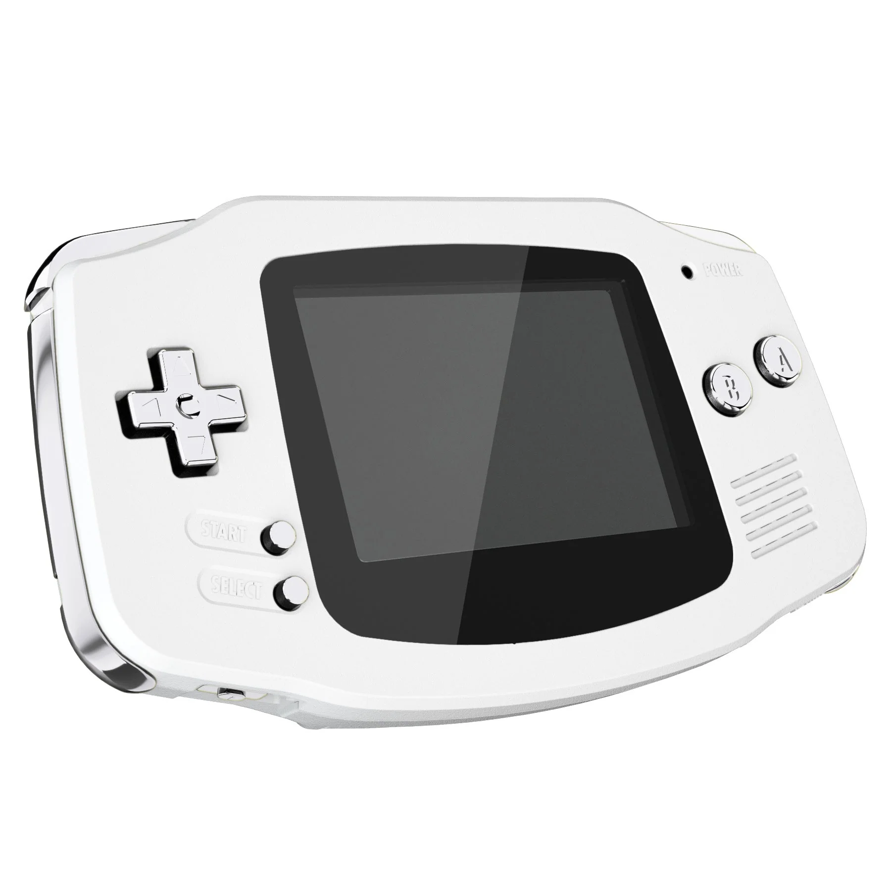 eXtremeRate GBA Replacement Full Set Buttons for Gameboy Advance - Chrome Silver - Image 7