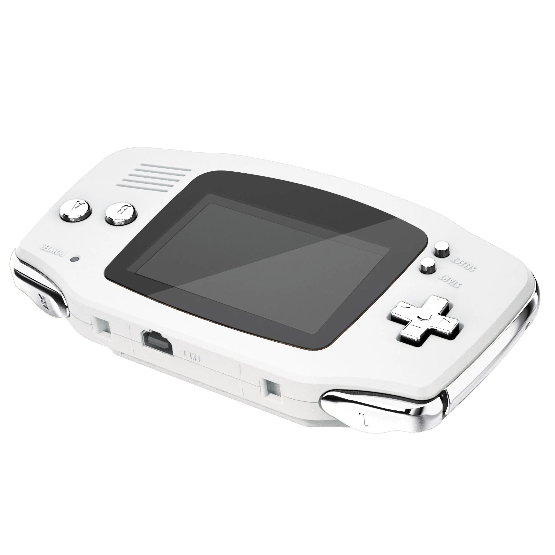 eXtremeRate GBA Replacement Full Set Buttons for Gameboy Advance - Chrome Silver - Image 8