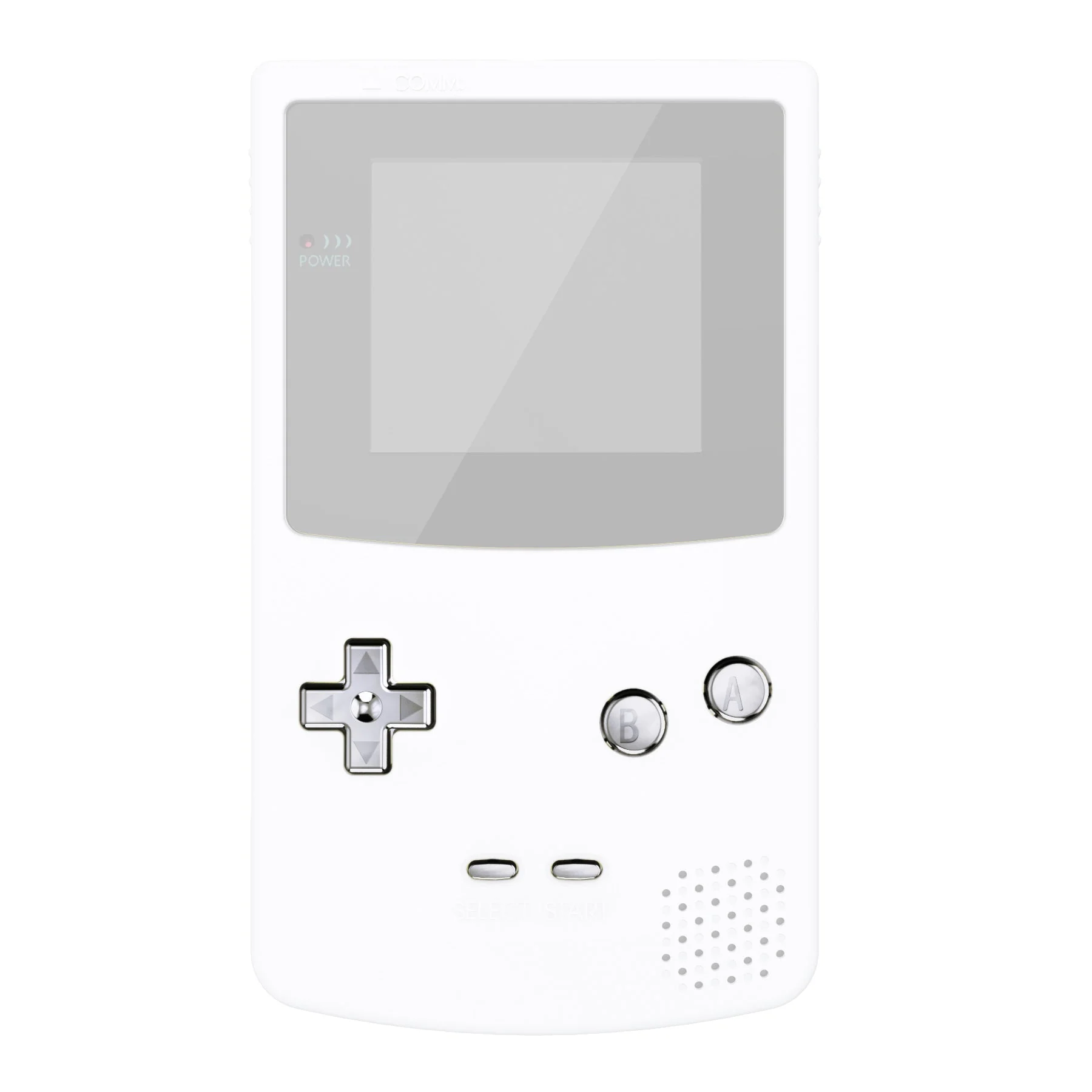 eXtremeRate Replacement Full Set Buttons for Gameboy Color GBC - Chrome Silver - Image 4