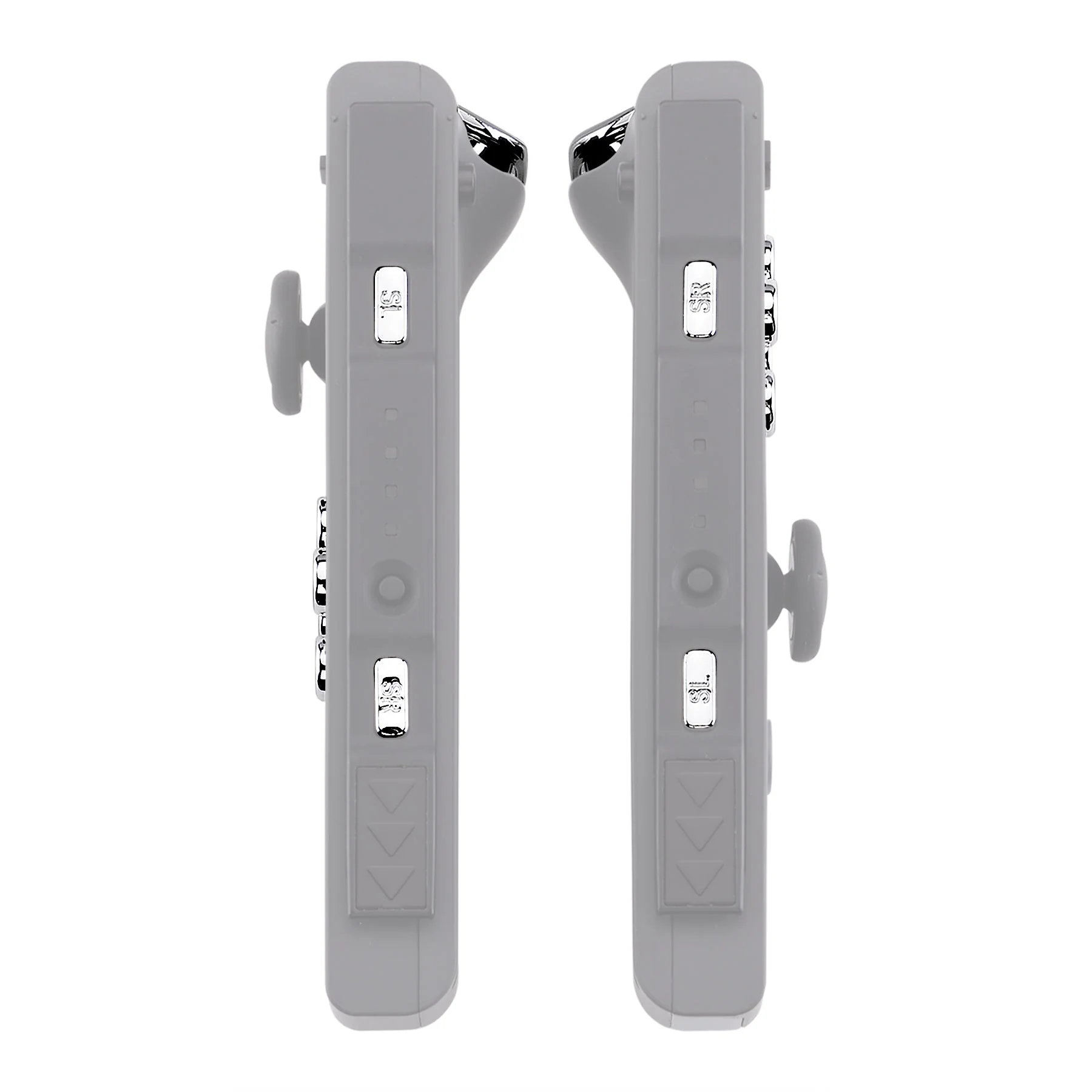 eXtremeRate Replacement Full Set Buttons for Joycon of NS Switch - Chrome Silver Glossy - Image 7