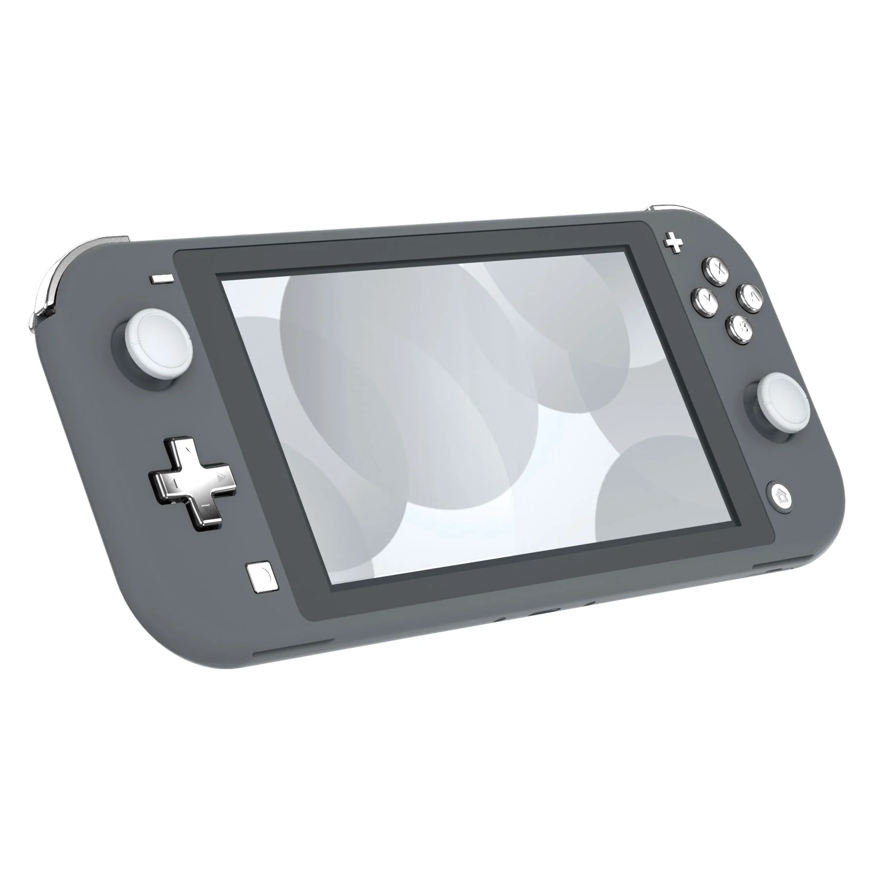 eXtremeRate Replacement Full Set Buttons for NS Switch Lite - Chrome Silver Glossy - Image 5