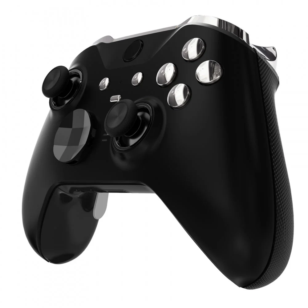 eXtremeRate Replacement Buttons Kit for Xbox One Elite Series 2  & Elite 2 Core Controller - Chrome Silver - Image 4