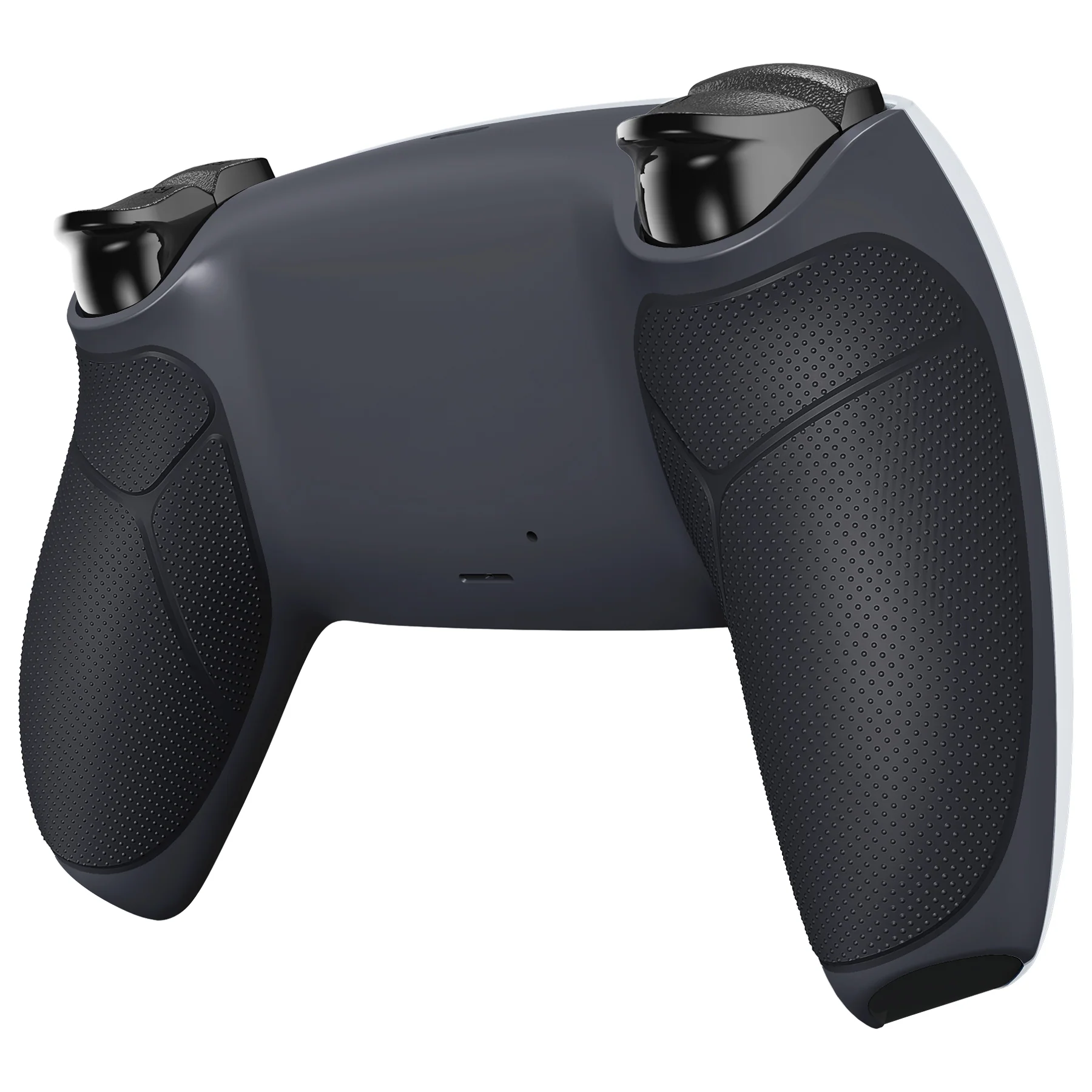 eXtremeRate Performance Grip Replacement Back Housing Bottom Shell Compatible with PS5 Controller BDM-010/020/030/040/050 - Rubberized Classic Gray & Dark Gray - Image 5
