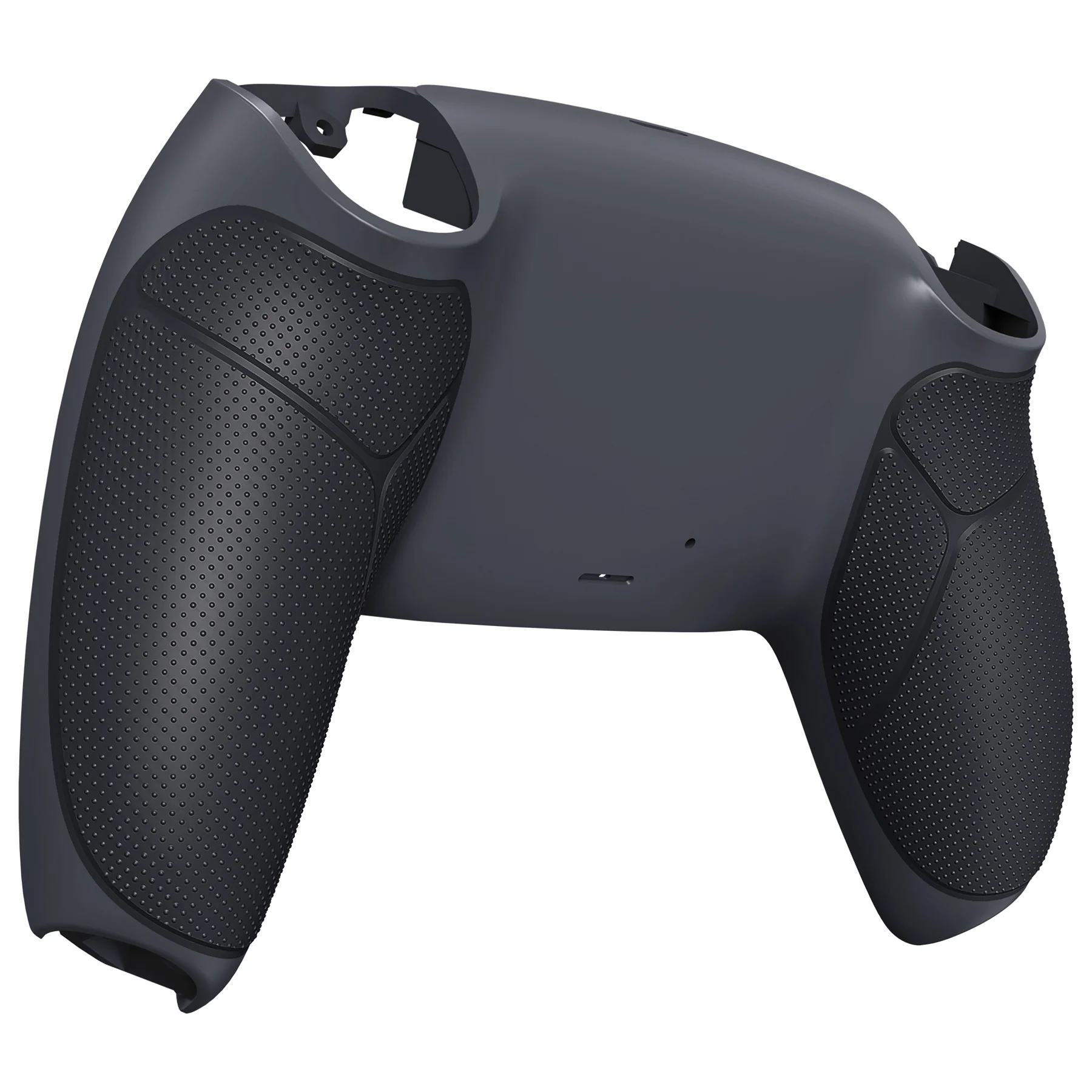eXtremeRate Performance Grip Replacement Back Housing Bottom Shell Compatible with PS5 Controller BDM-010/020/030/040/050 - Rubberized Classic Gray & Dark Gray - Image 7