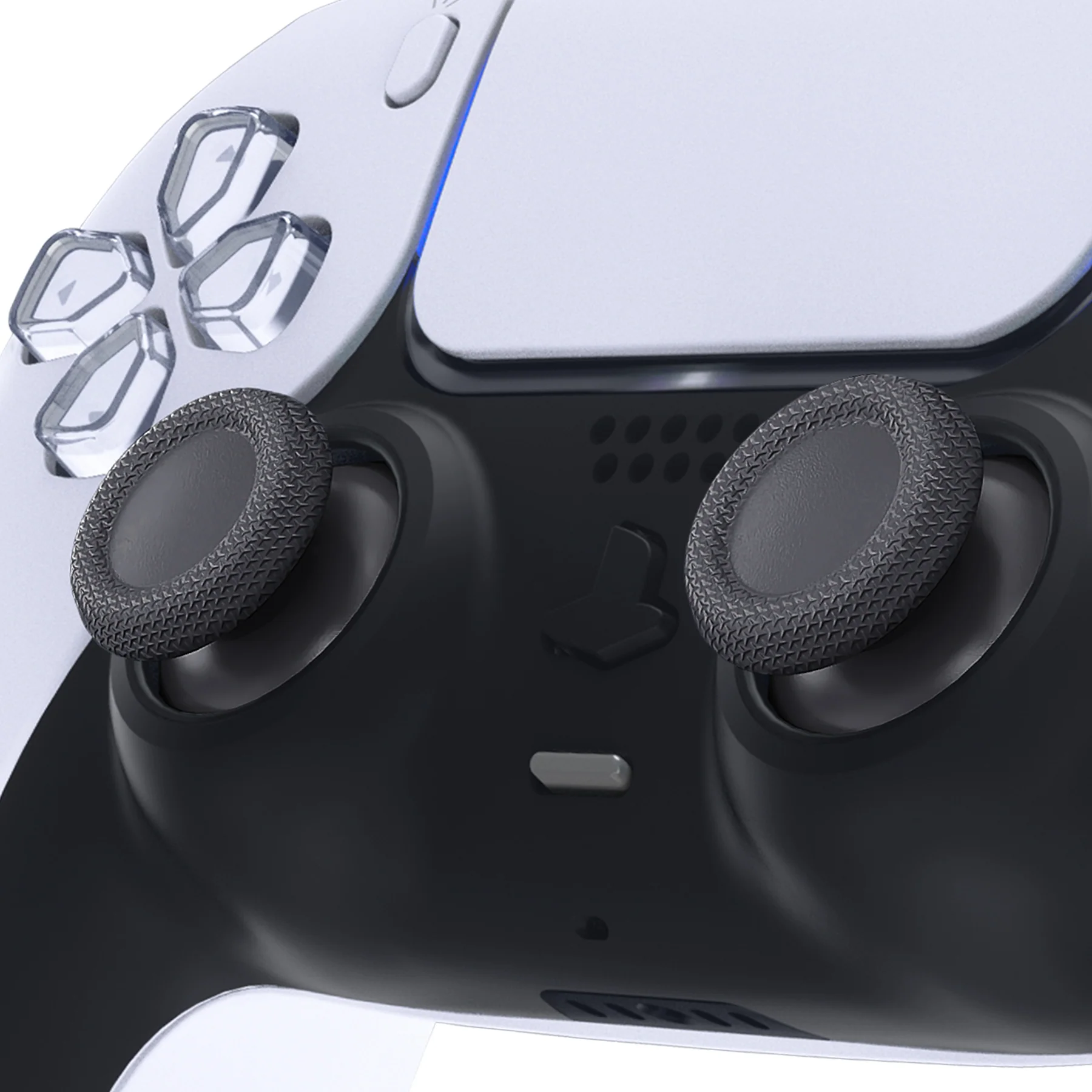 eXtremeRate Replacement Thumbsticks Analog Stick Joystick Compatible with PS5 & PS4 All Model Controller - Classic Gray - Image 2
