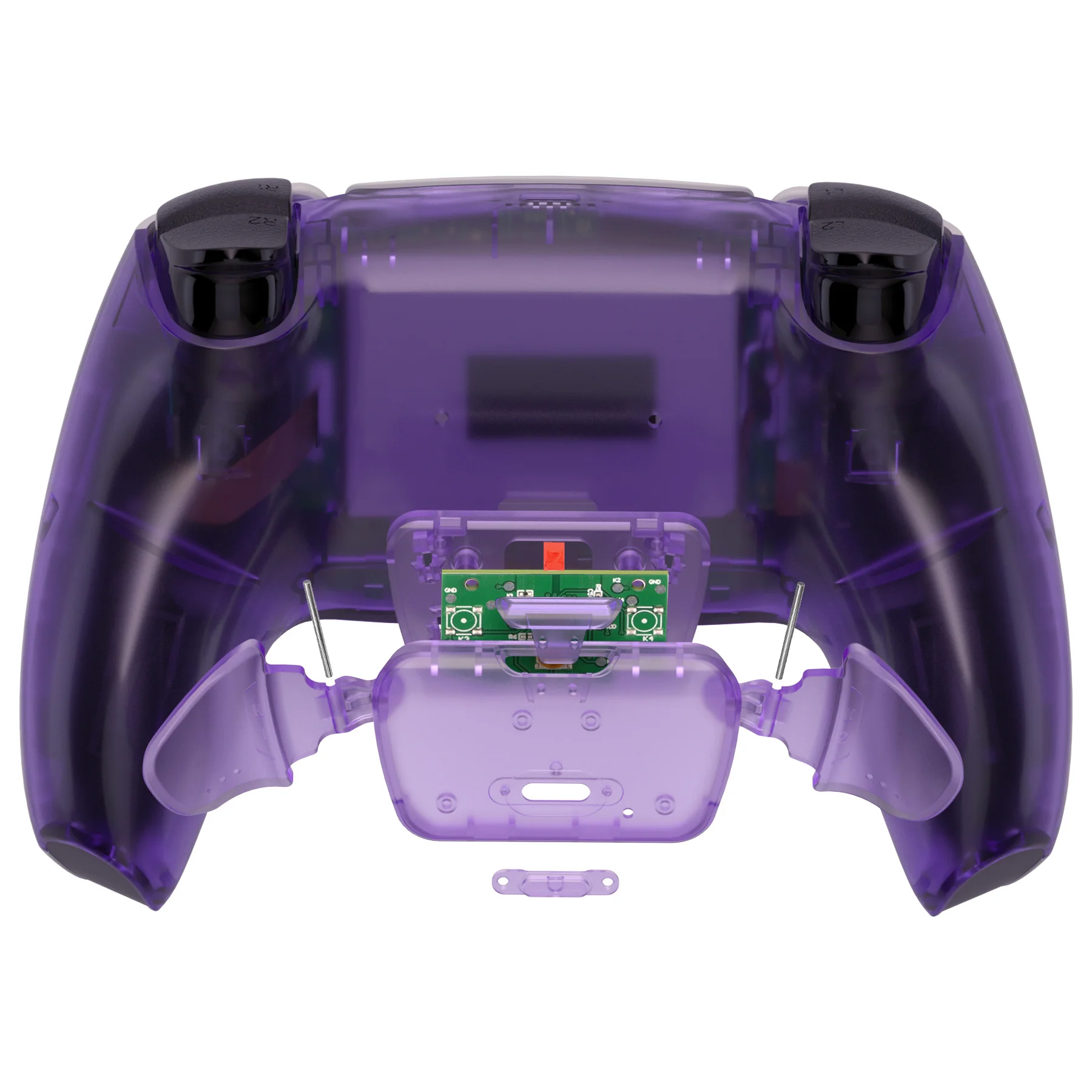 eXtremeRate Remappable Rise 2.0 Remap Kit for PS5 Controller BDM-010 & BDM-020 - Clear Atomic Purple - Image 6