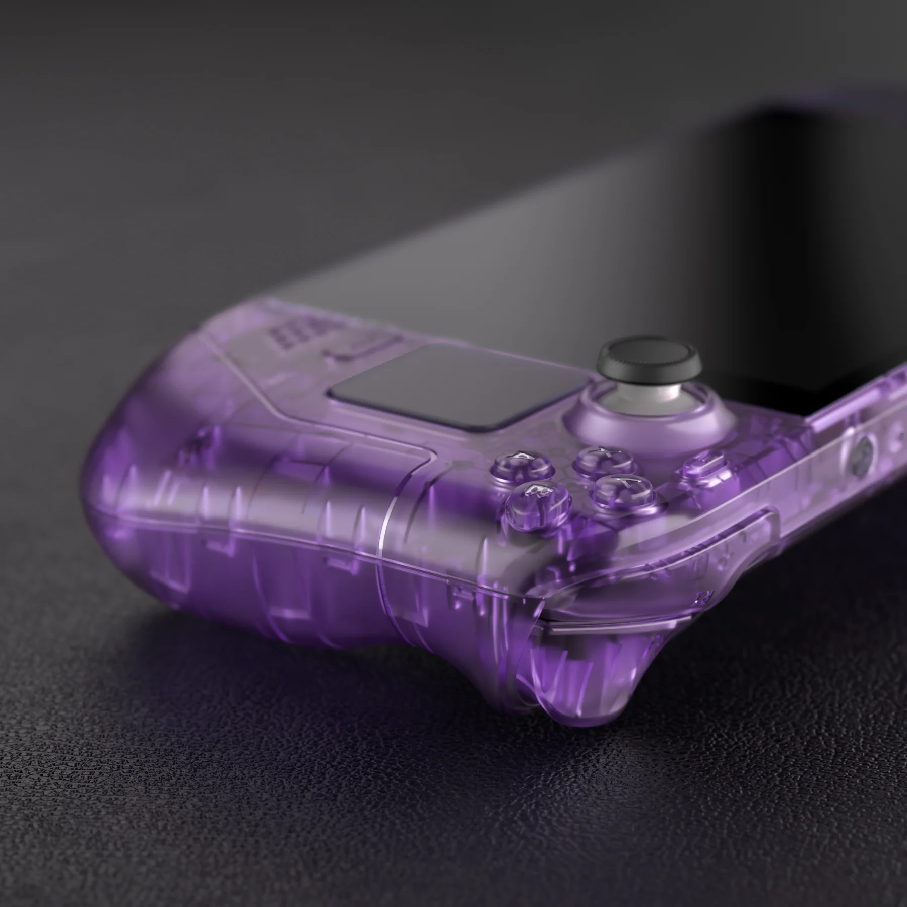 eXtremeRate Custom Full Set Shell with Buttons for Steam Deck LCD - Clear Atomic Purple - Image 8