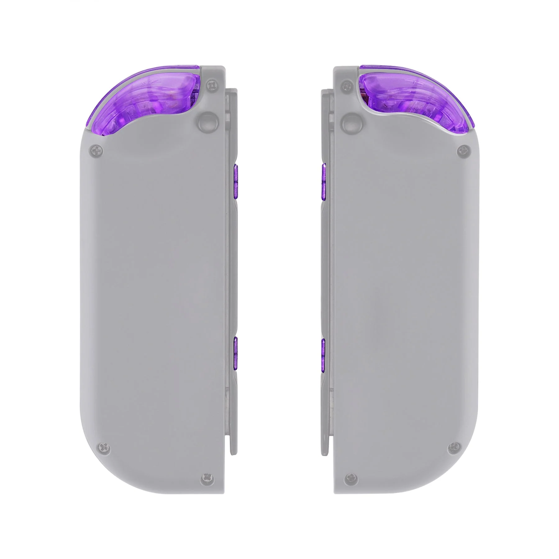 eXtremeRate Dpad Version Replacement Full Set Buttons for Joycon of Switch (D-pad ONLY Fits for eXtremeRate D-pad Shell for Joycon) - Clear Atomic Purple - Image 9