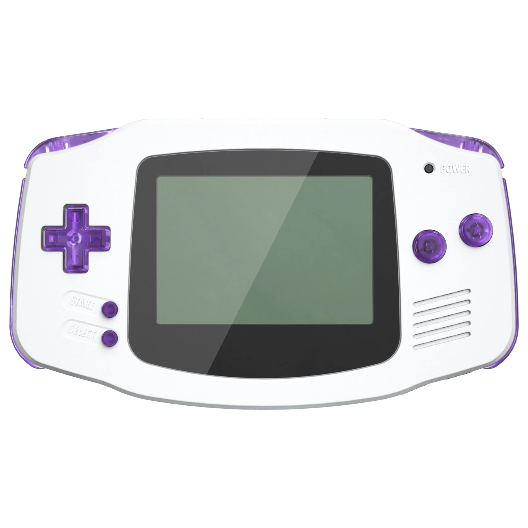 eXtremeRate GBA Replacement Full Set Buttons for Gameboy Advance - Clear Atomic Purple - Image 3