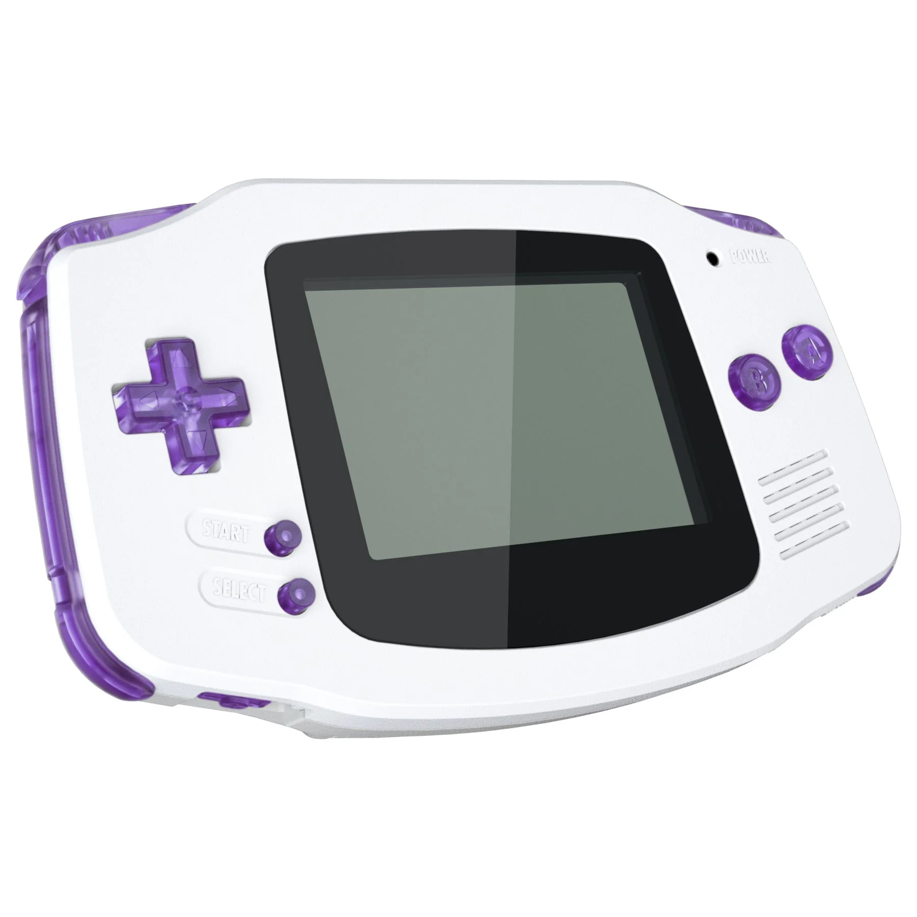 eXtremeRate GBA Replacement Full Set Buttons for Gameboy Advance - Clear Atomic Purple - Image 4