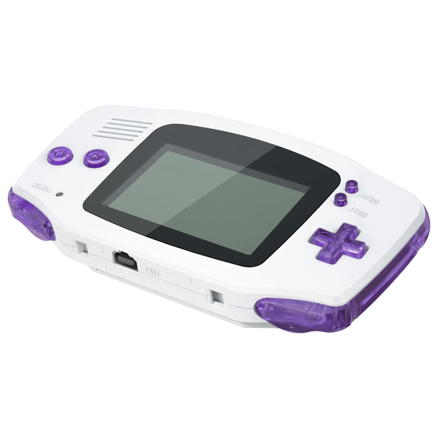 eXtremeRate GBA Replacement Full Set Buttons for Gameboy Advance - Clear Atomic Purple - Image 5