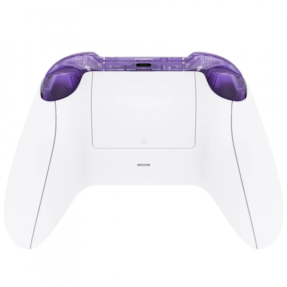 eXtremeRate Replacement Full Set Buttons for Xbox Series X & S Controller - Clear Atomic Purple - Image 7