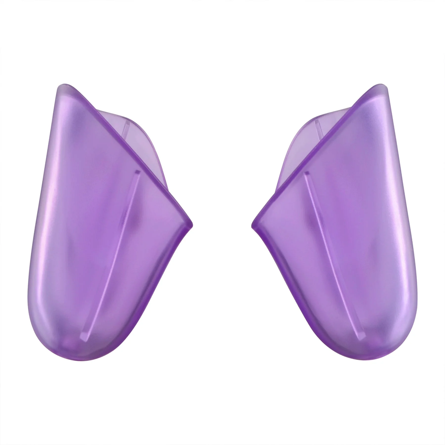 eXtremeRate Replacement Handle Grips for Nintendo Switch Pro Controller - Clear Atomic Purple - Image 7