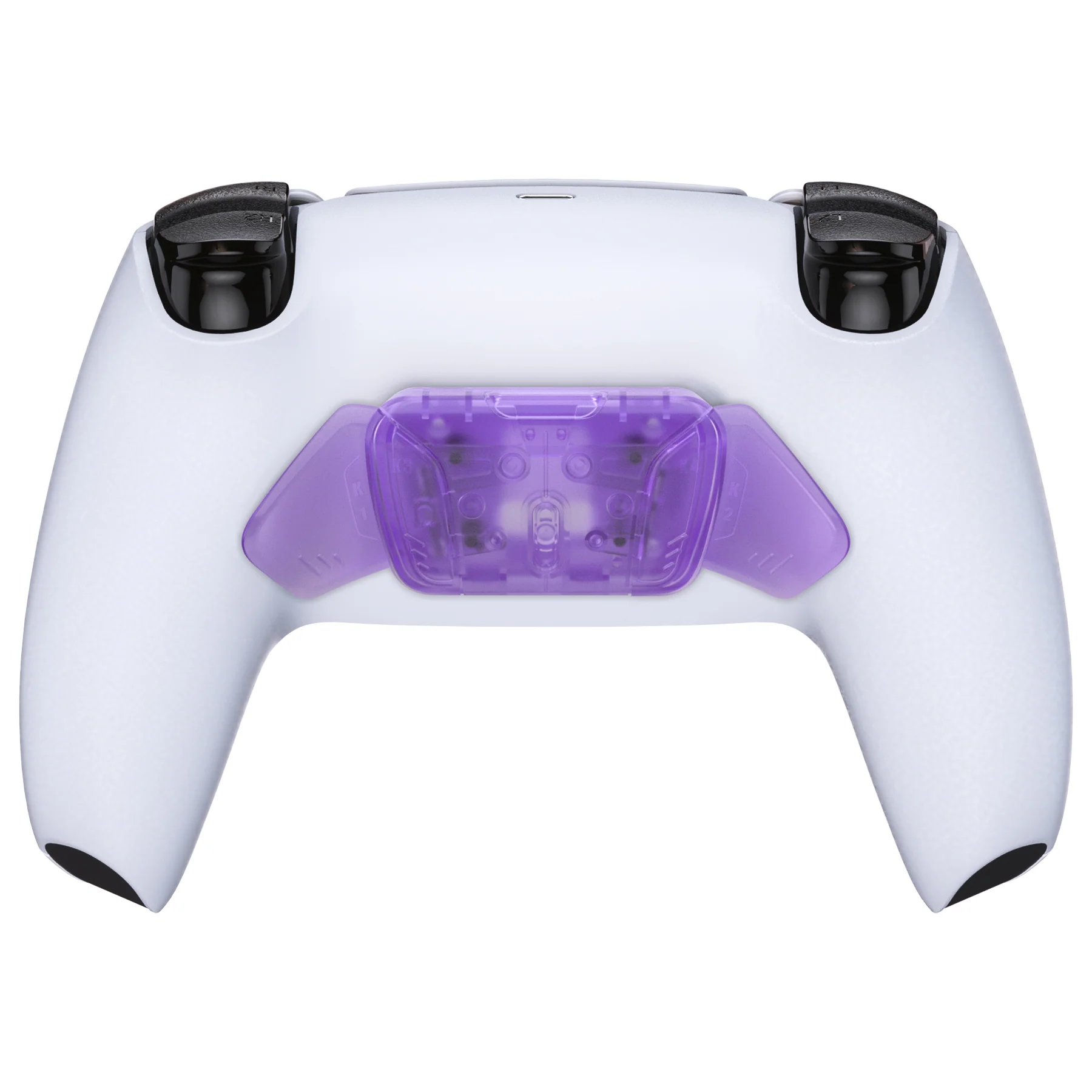 eXtremeRate Replacement Redesigned K1 K2 K3 K4 Back Buttons Housing Shell for eXtremeRate RISE4 Remap Kit, Compatible with PS5 Controller - Clear Atomic Purple - Image 4