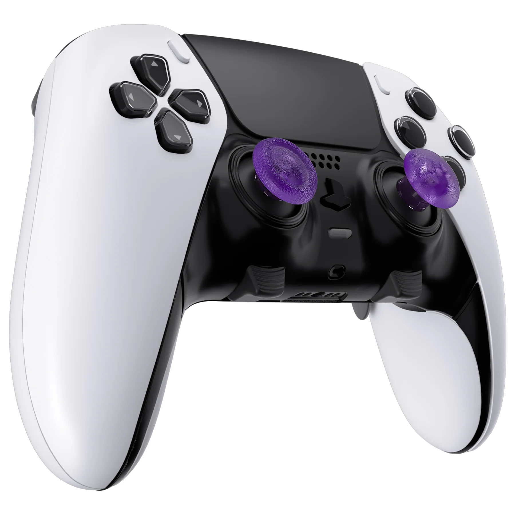 eXtremeRate Replacement Swappable Thumbsticks for PS5 Edge Controller - Clear Atomic Purple - Image 7
