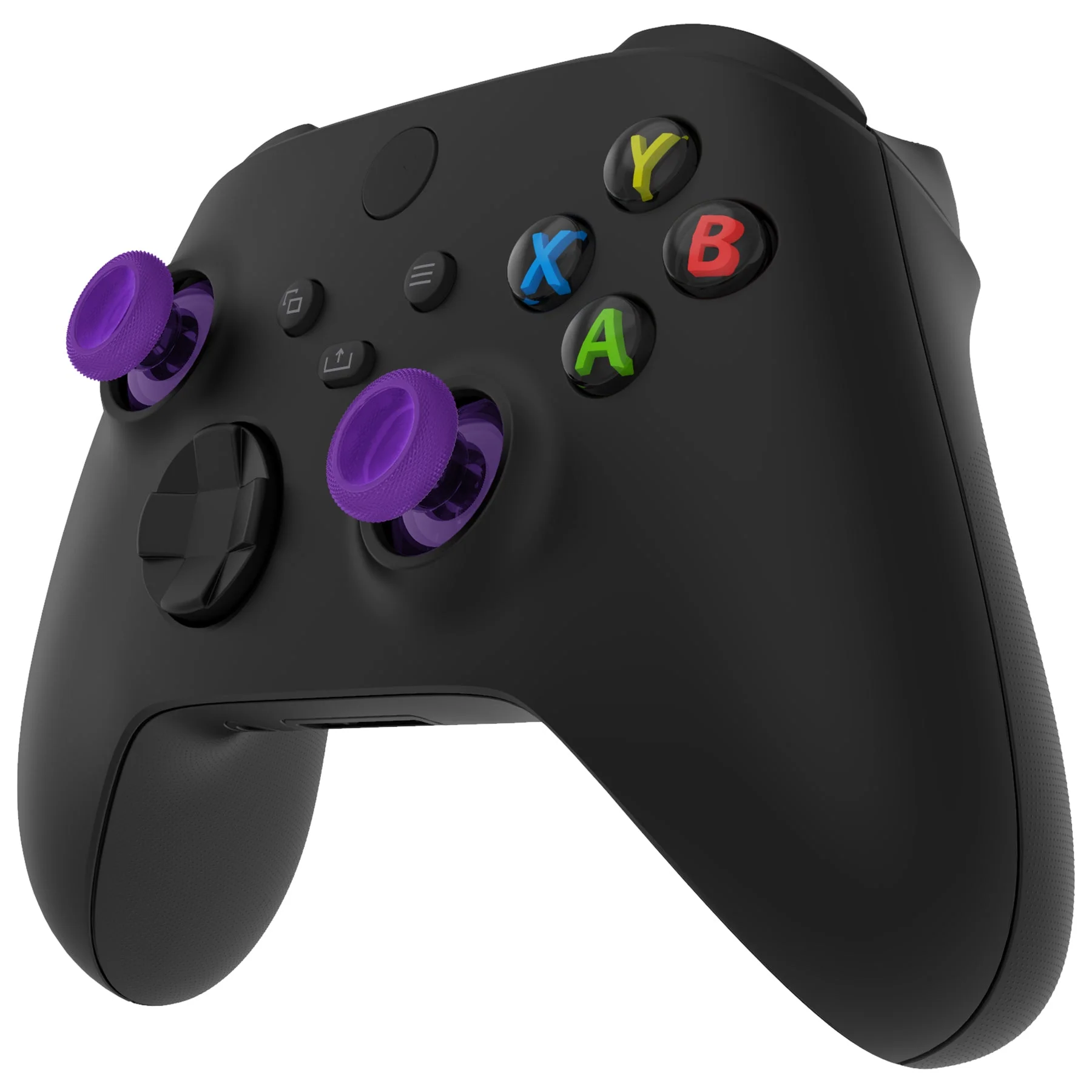 eXtremeRate Replacement Thumbsticks for Xbox Series X/S Controller & Xbox One X/S Controller & Xbox One Standard Controller & Xbox One Elite Controller - Clear Atomic Purple - Image 4