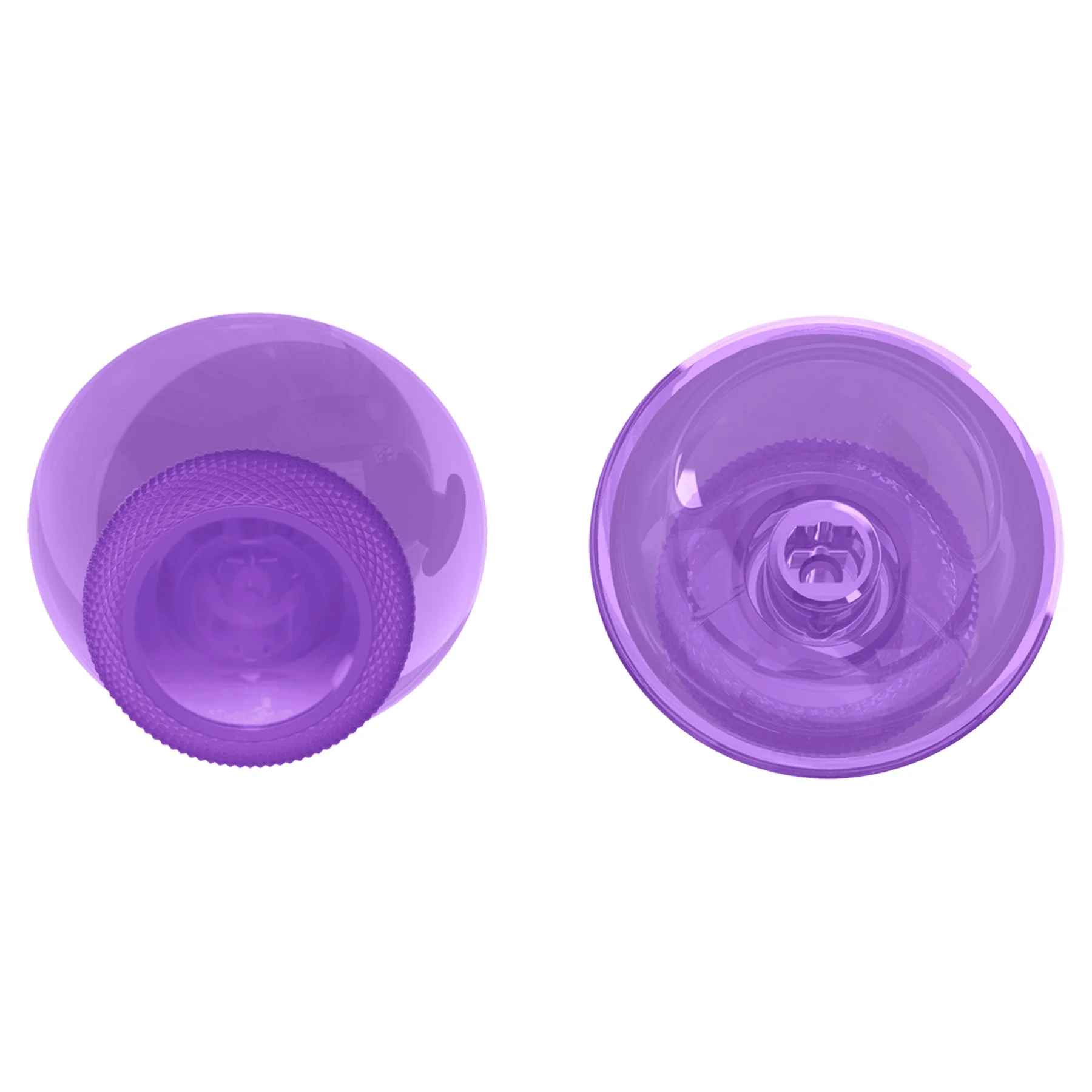 eXtremeRate Replacement Thumbsticks for Xbox Series X/S Controller & Xbox One X/S Controller & Xbox One Standard Controller & Xbox One Elite Controller - Clear Atomic Purple - Image 7