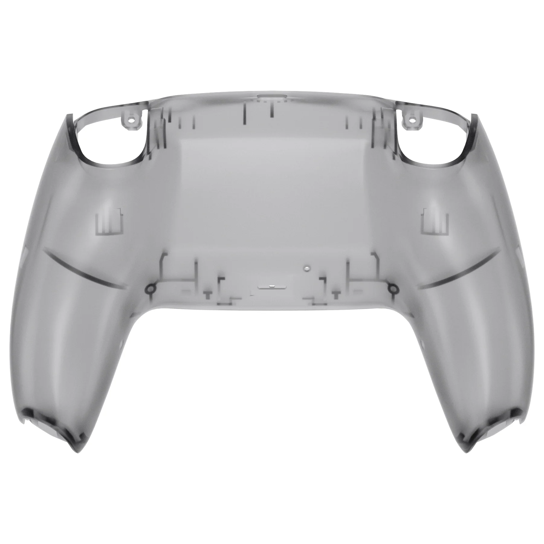 eXtremeRate Replacement Back Housing Bottom Shell Compatible with PS5 Controller BDM-010/020/030/040/050 - Clear Black - Image 6
