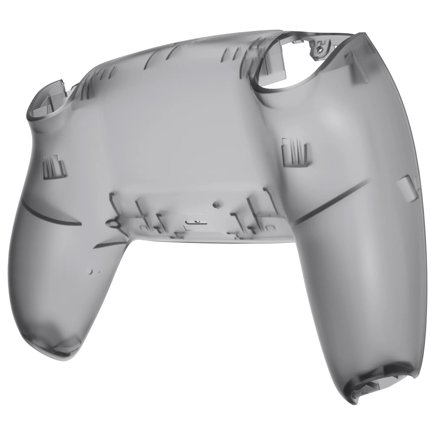 eXtremeRate Replacement Back Housing Bottom Shell Compatible with PS5 Controller BDM-010/020/030/040/050 - Clear Black - Image 8