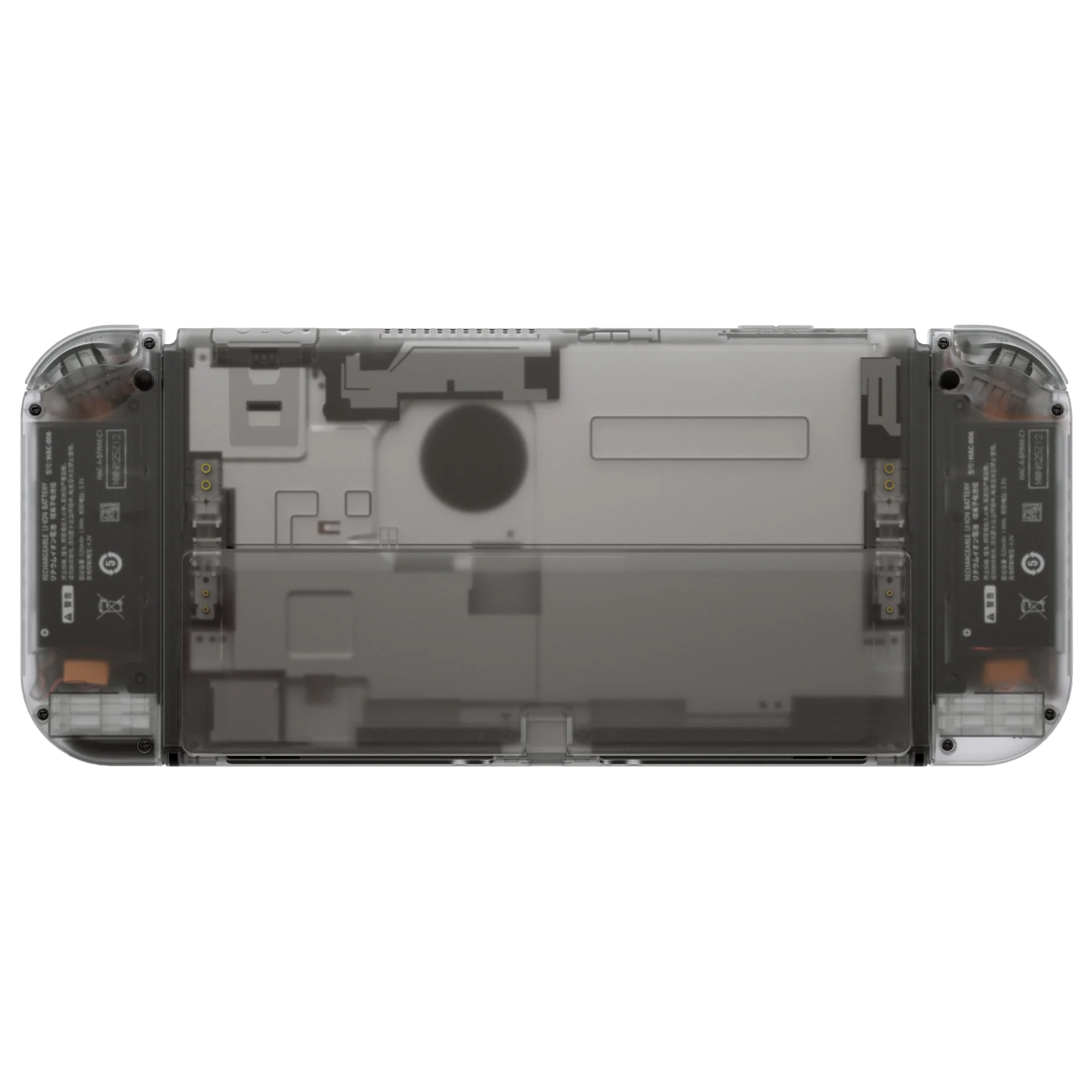 eXtremeRate Custom Replacement Full Set Shell with Buttons for Nintendo Switch OLED - Clear Black - Image 8