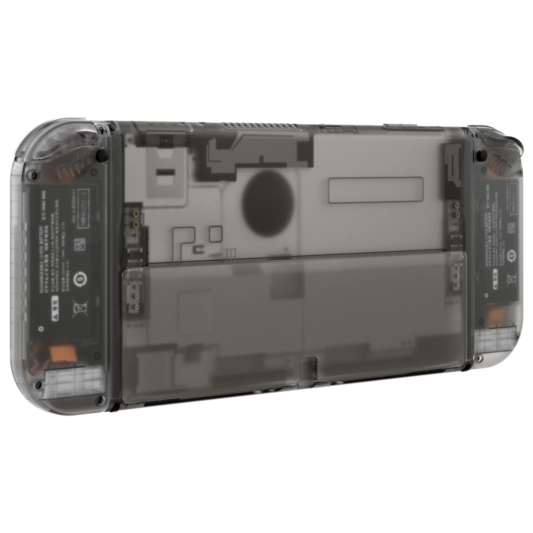 eXtremeRate Custom Replacement Full Set Shell with Buttons for Nintendo Switch OLED - Clear Black - Image 9