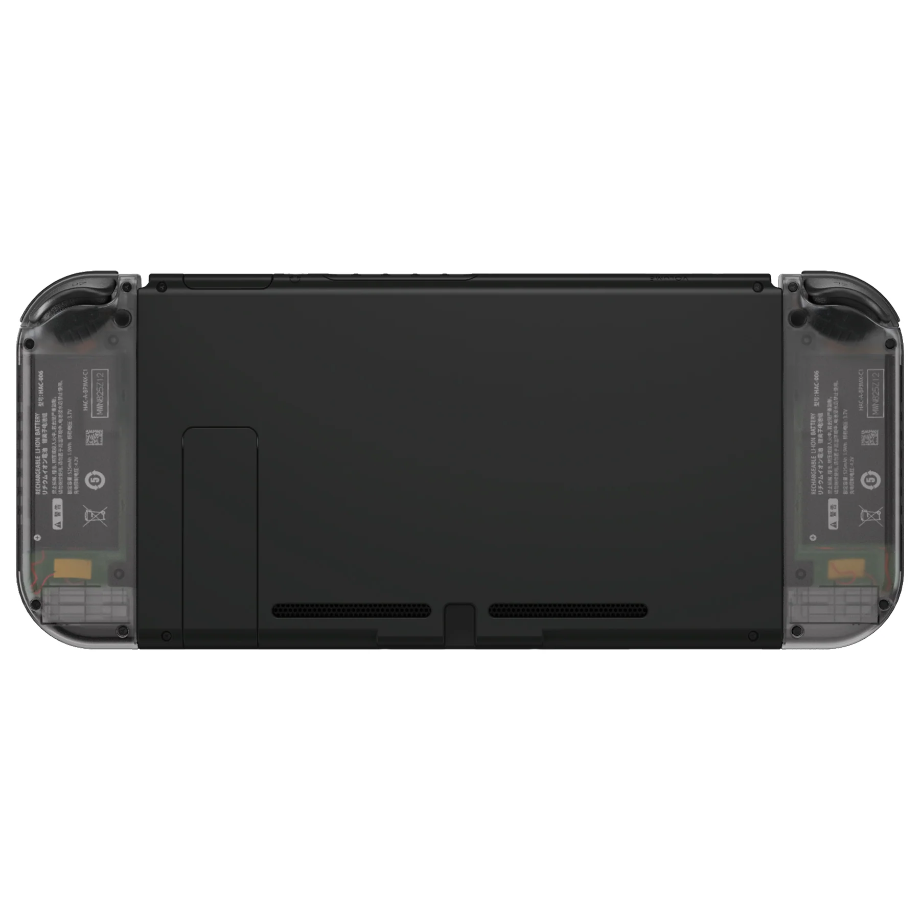 eXtremeRate Dpad Version Replacement Full Set Shell Case with Buttons for Joycon of NS Switch - Clear Black - Image 8