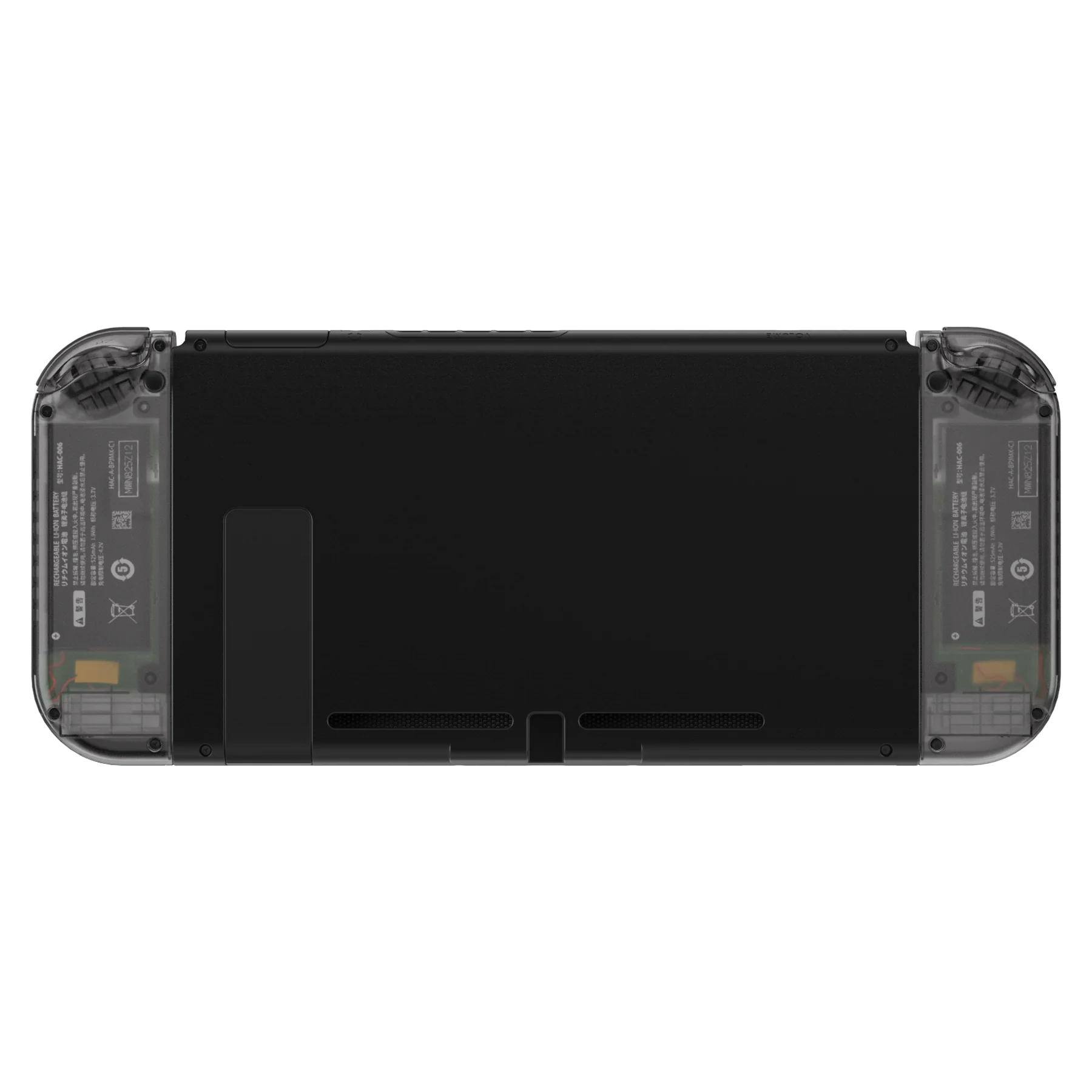 eXtremeRate Replacement Full Set Shell Case with Buttons for Joycon of NS Switch - Clear Black - Image 6