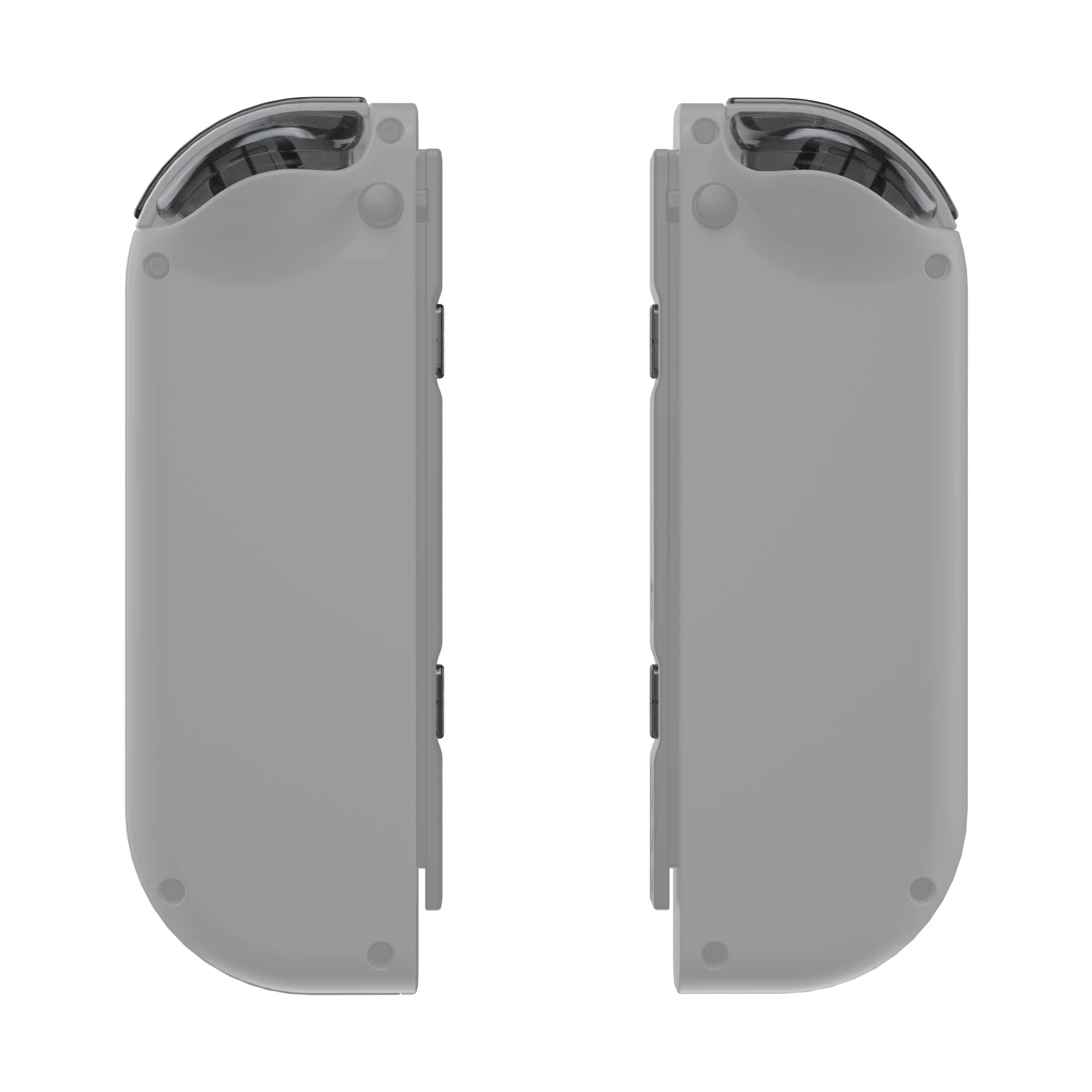 eXtremeRate Replacement Full Set Buttons for Joycon of NS Switch - Clear Black - Image 7