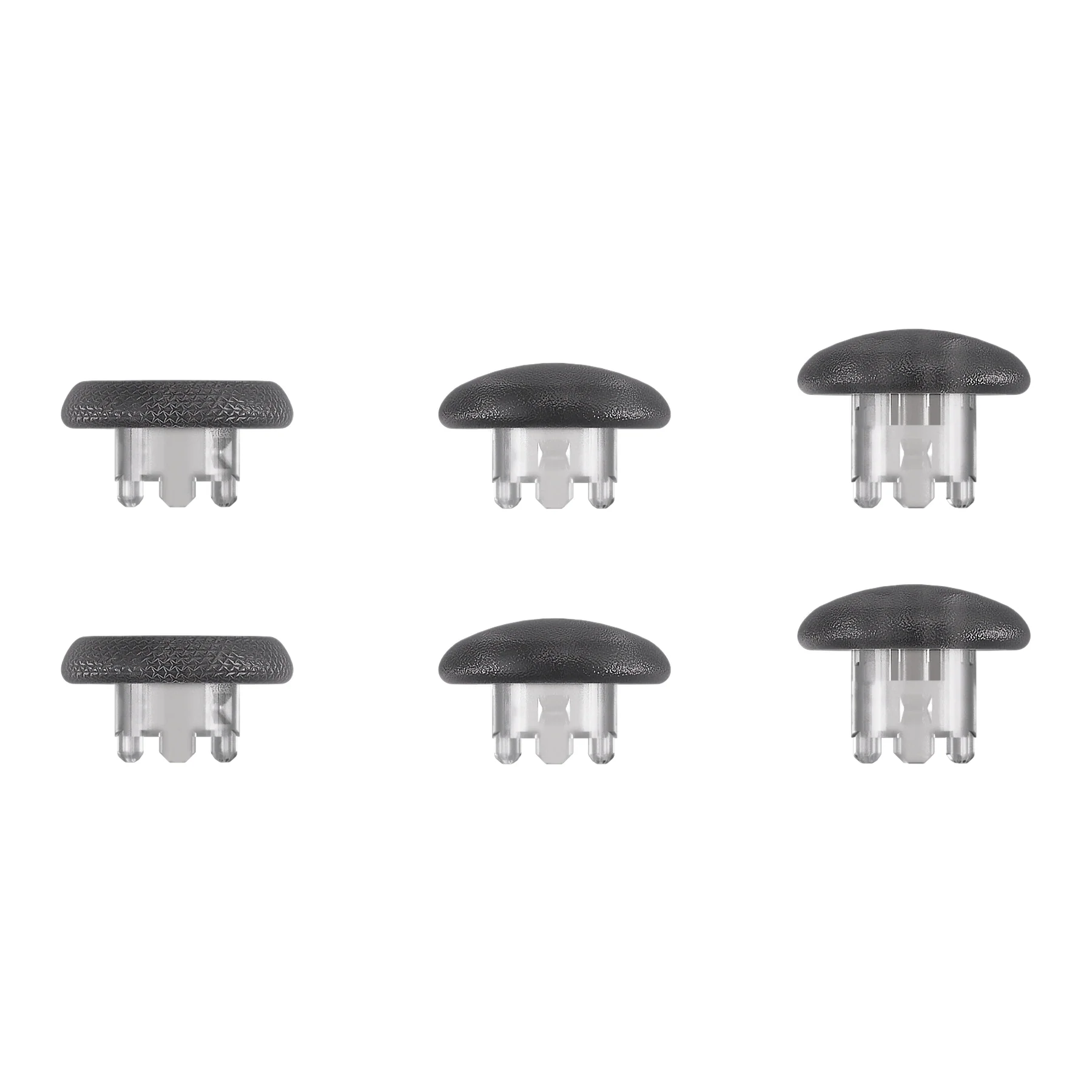 eXtremeRate Replacement Swappable Thumbsticks for PS5 Edge Controller - Clear Black - Image 5