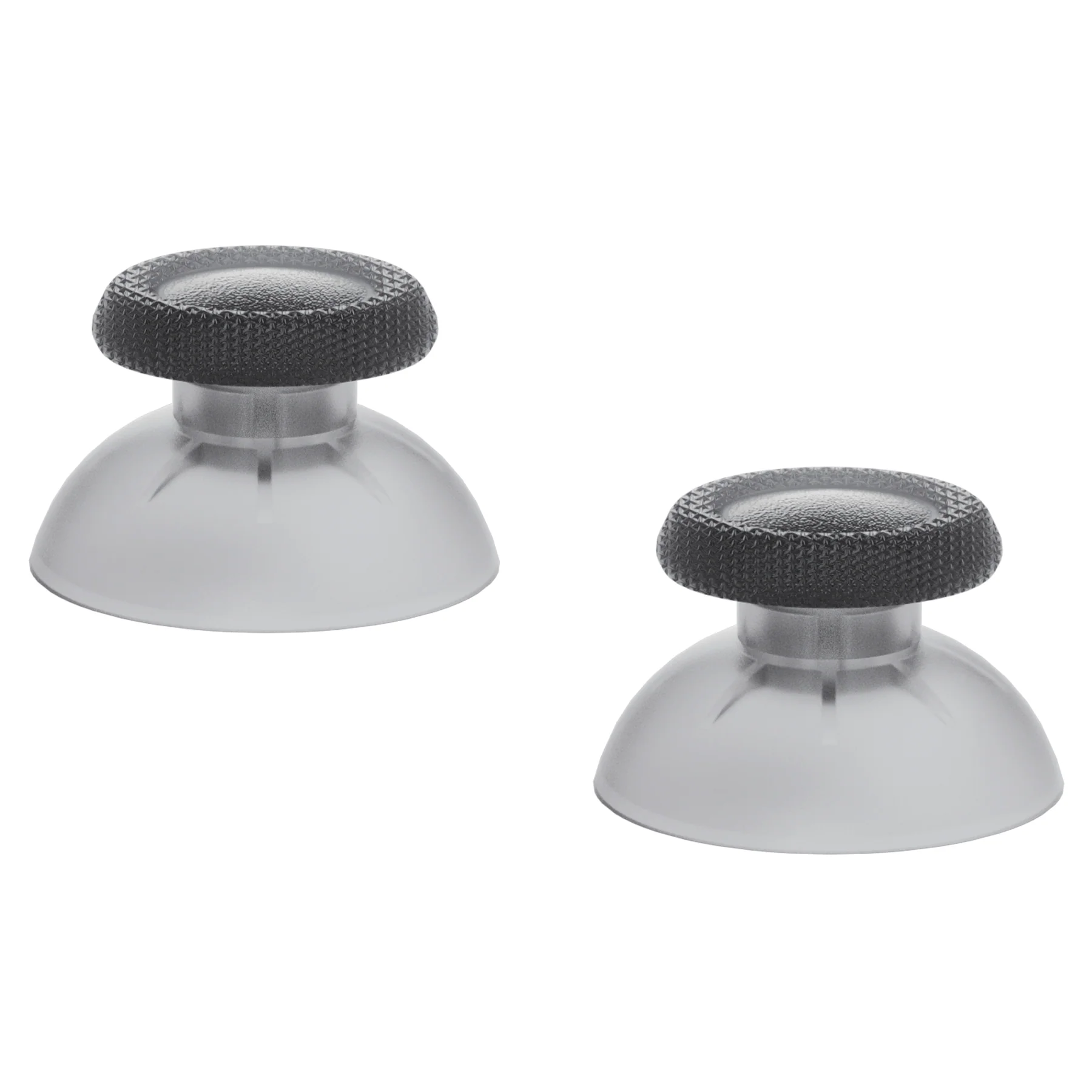eXtremeRate Replacement Thumbsticks Analog Stick Joystick Compatible with PS5 & PS4 All Model Controller - Clear Black - Image 5