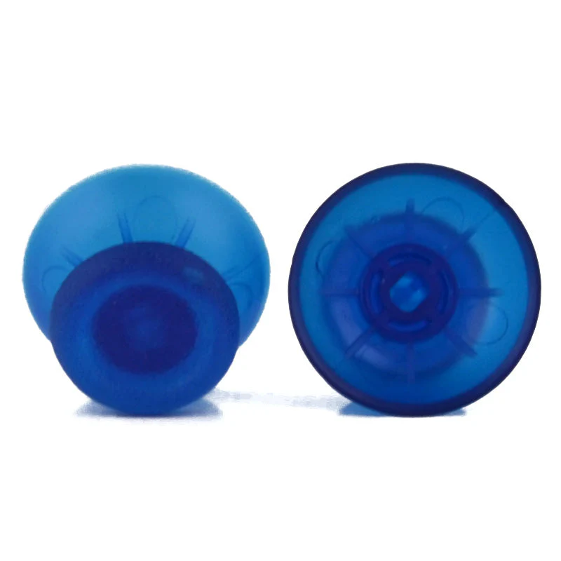 eXtremeRate Replacement Analog Thumbsticks Compatible with PS4 Controller - Clear Blue - Image 3