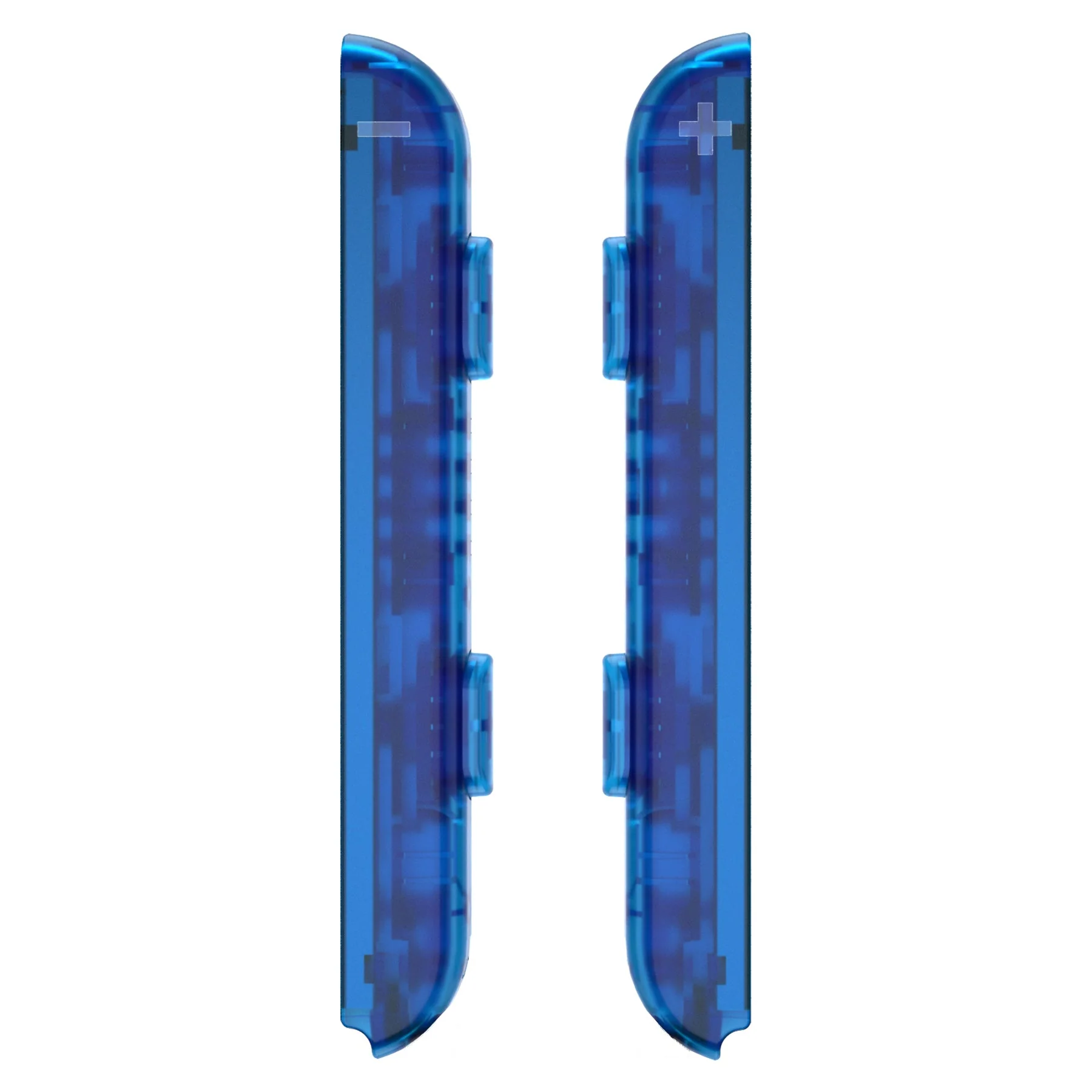 eXtremeRate 2 Pack Custom Replacement shell for Joycon Strap of NS Switch - Clear Blue - Image 7