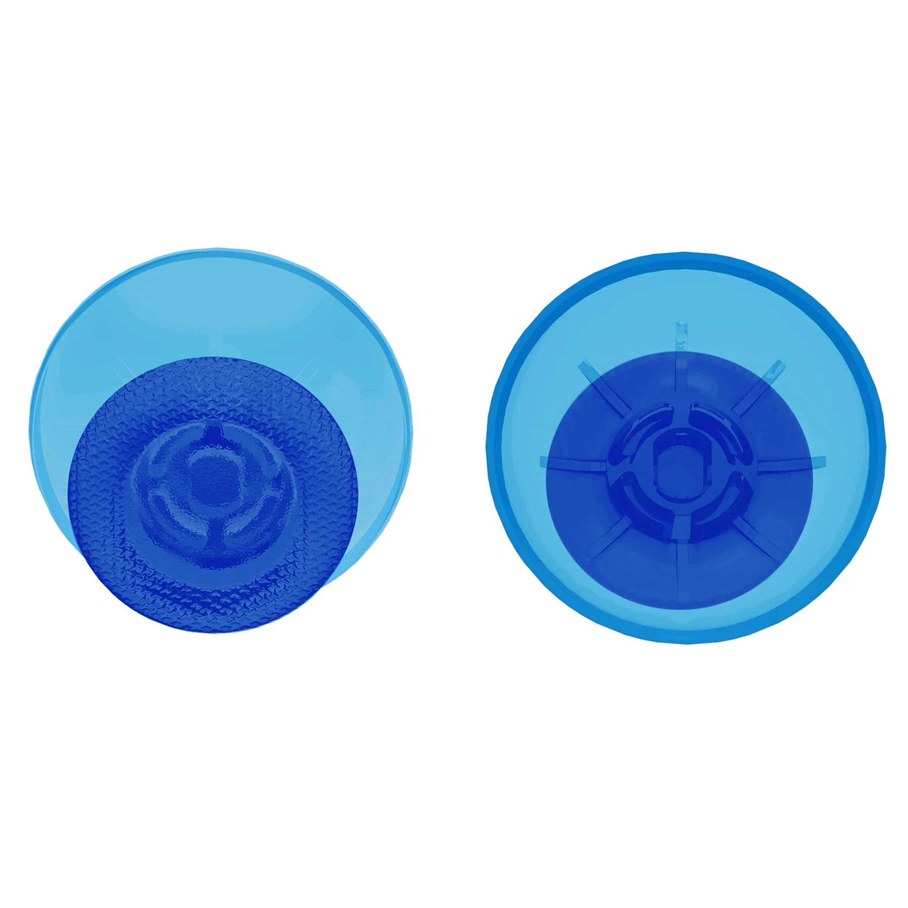 eXtremeRate Replacement Thumbsticks Analog Stick Joystick Compatible with PS5 & PS4 All Model Controller - Clear Blue - Image 6