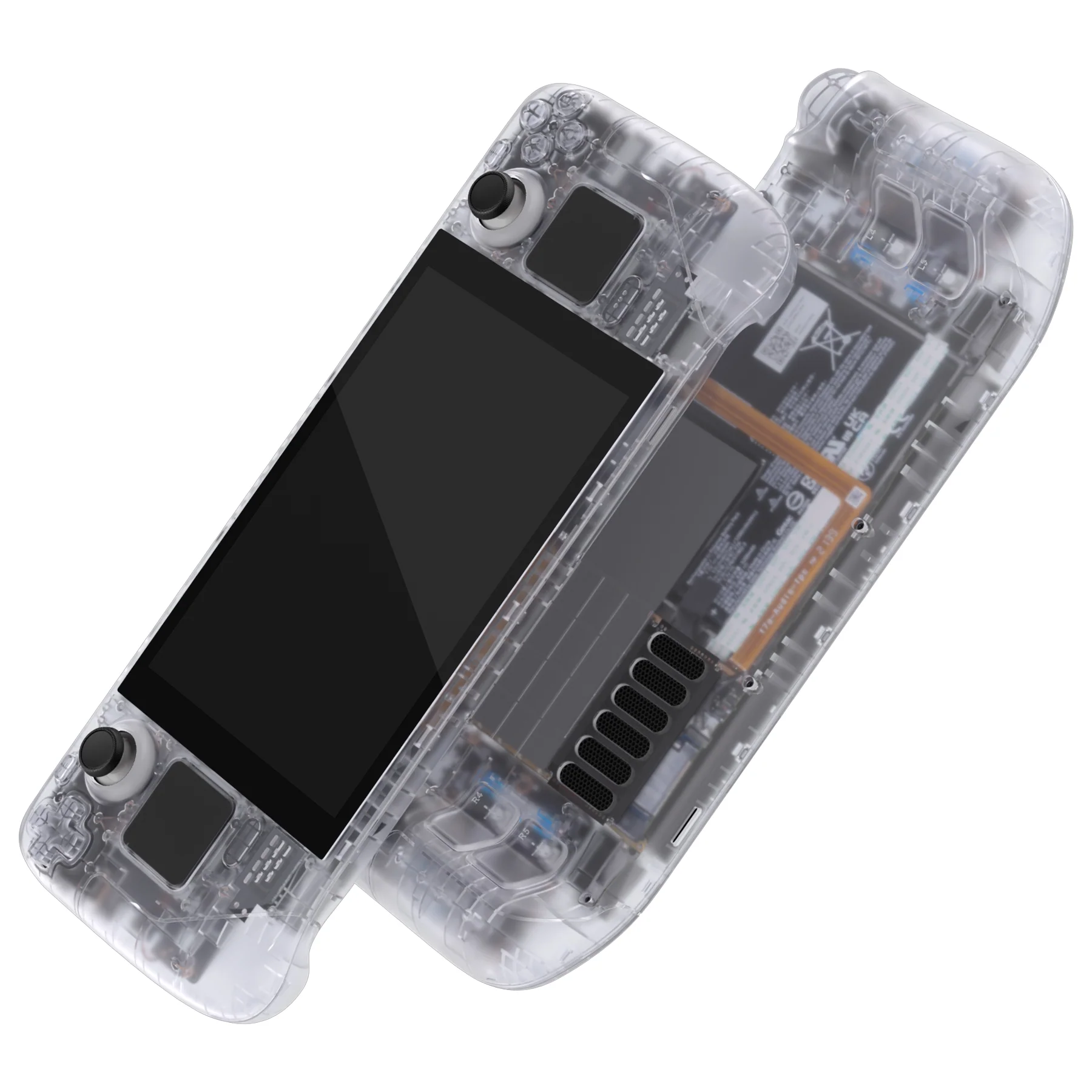 eXtremeRate Custom Full Set Shell with Buttons for Steam Deck LCD - Clear - Image 2
