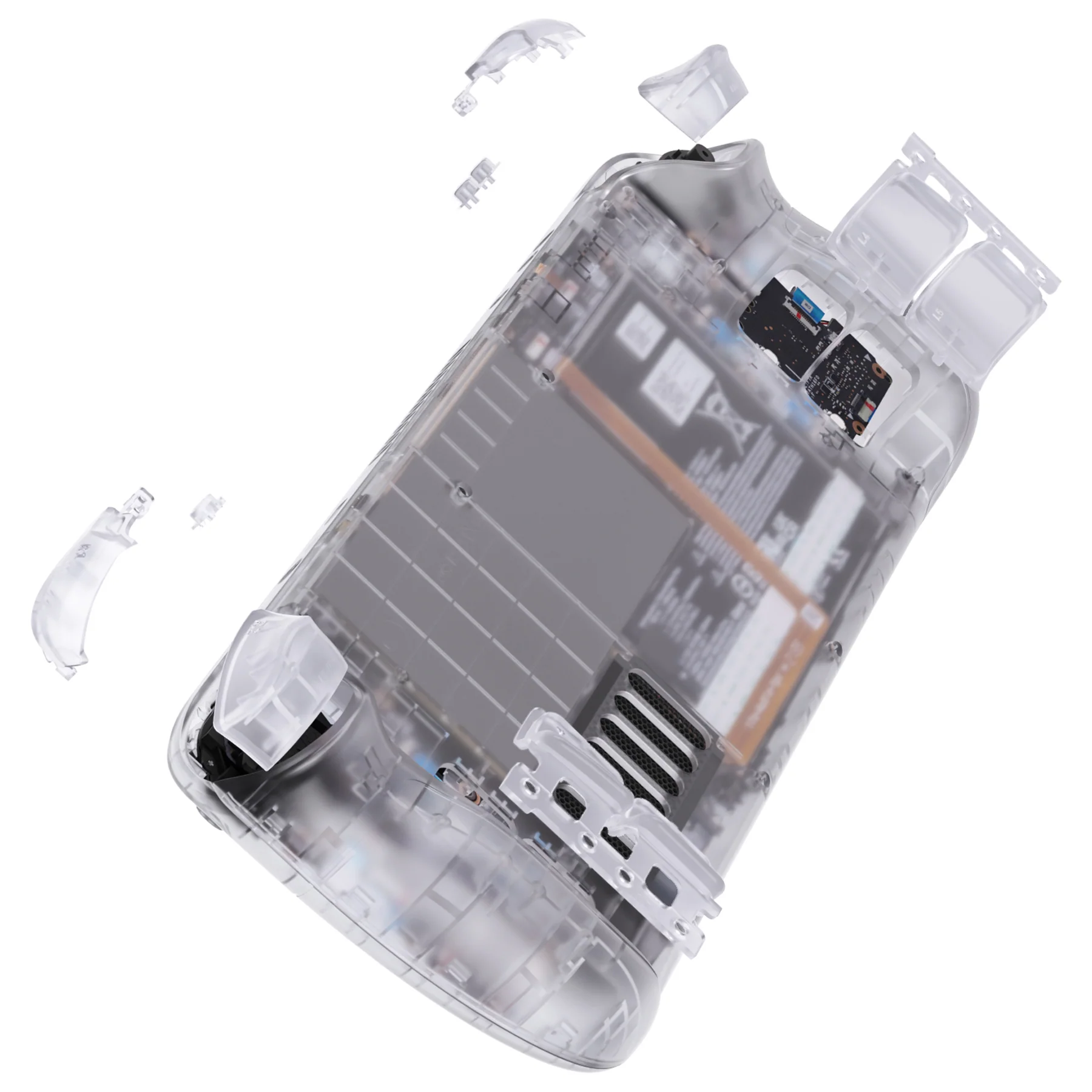 eXtremeRate Custom Full Set Shell with Buttons for Steam Deck LCD - Clear - Image 6