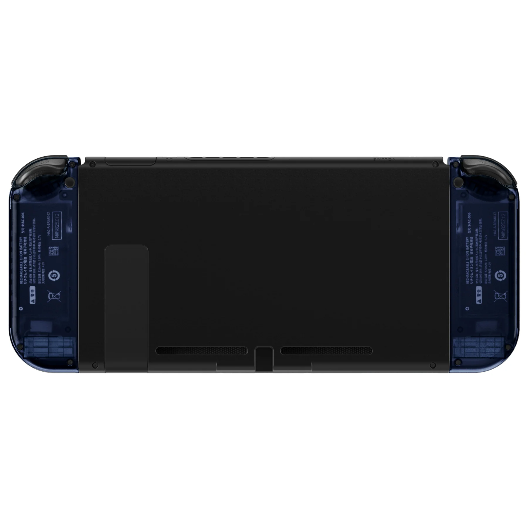 eXtremeRate Replacement Full Set Shell Case with Buttons for Joycon of NS Switch - Clear Deep Ocean Blue - Image 6