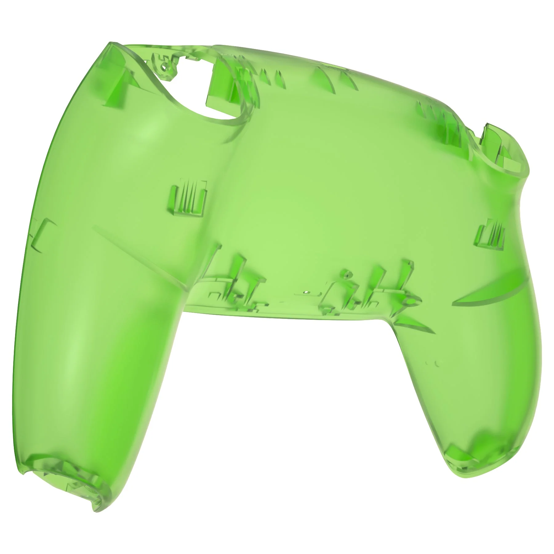 eXtremeRate Replacement Back Housing Bottom Shell Compatible with PS5 Controller BDM-010/020/030/040/050 - Clear Green - Image 7
