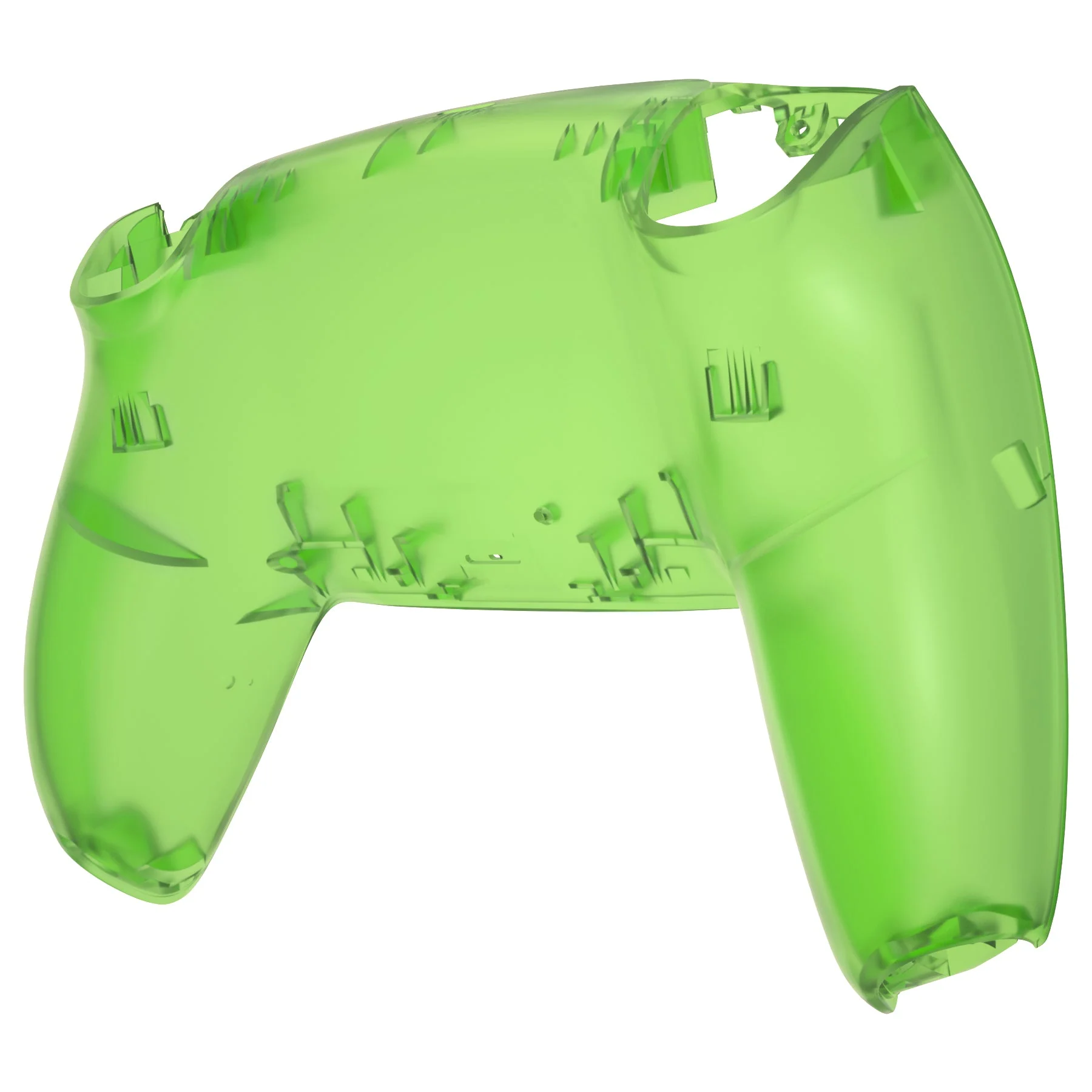 eXtremeRate Replacement Back Housing Bottom Shell Compatible with PS5 Controller BDM-010/020/030/040/050 - Clear Green - Image 8