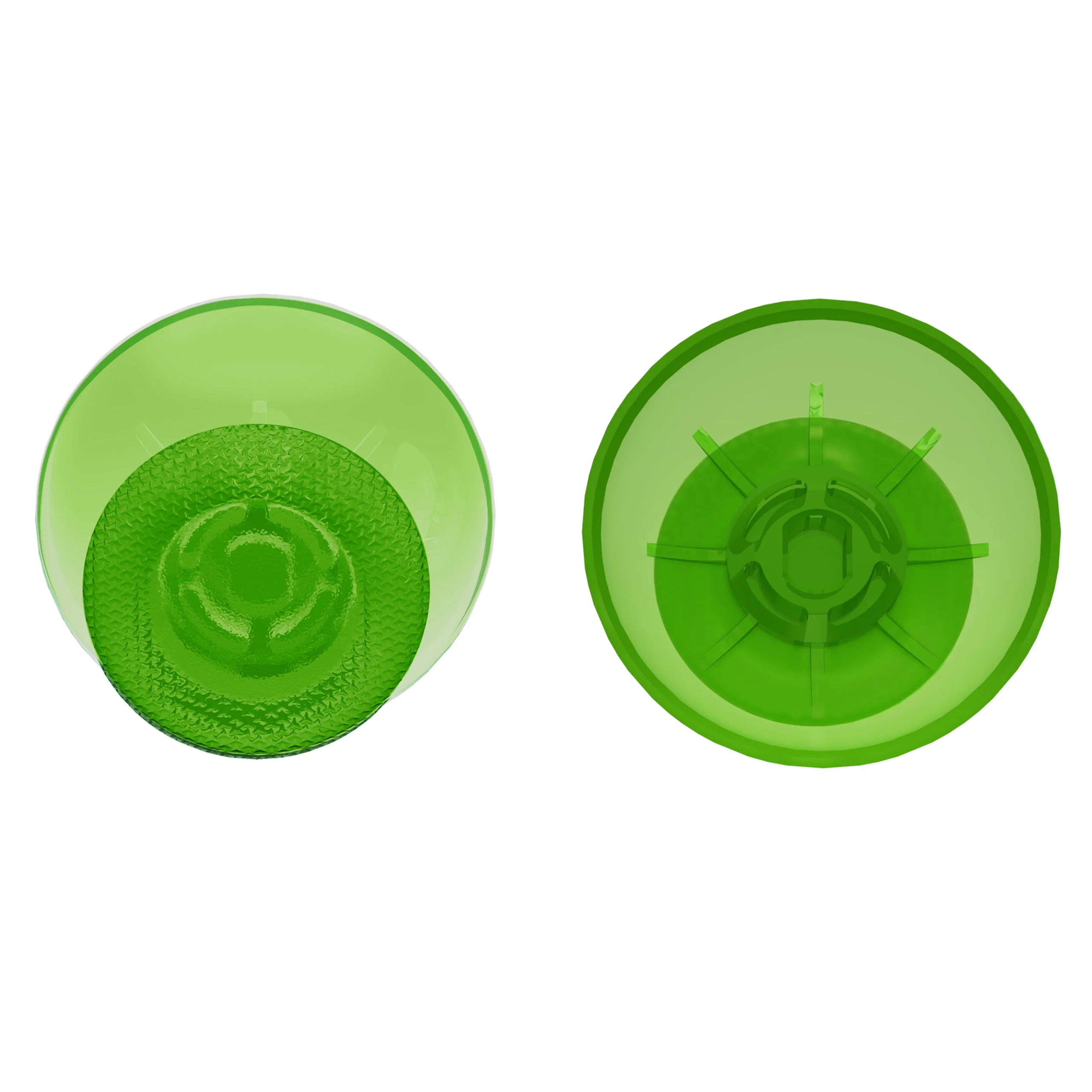 eXtremeRate Replacement Thumbsticks Analog Stick Joystick Compatible with PS5 & PS4 All Model Controller - Clear Green - Image 6